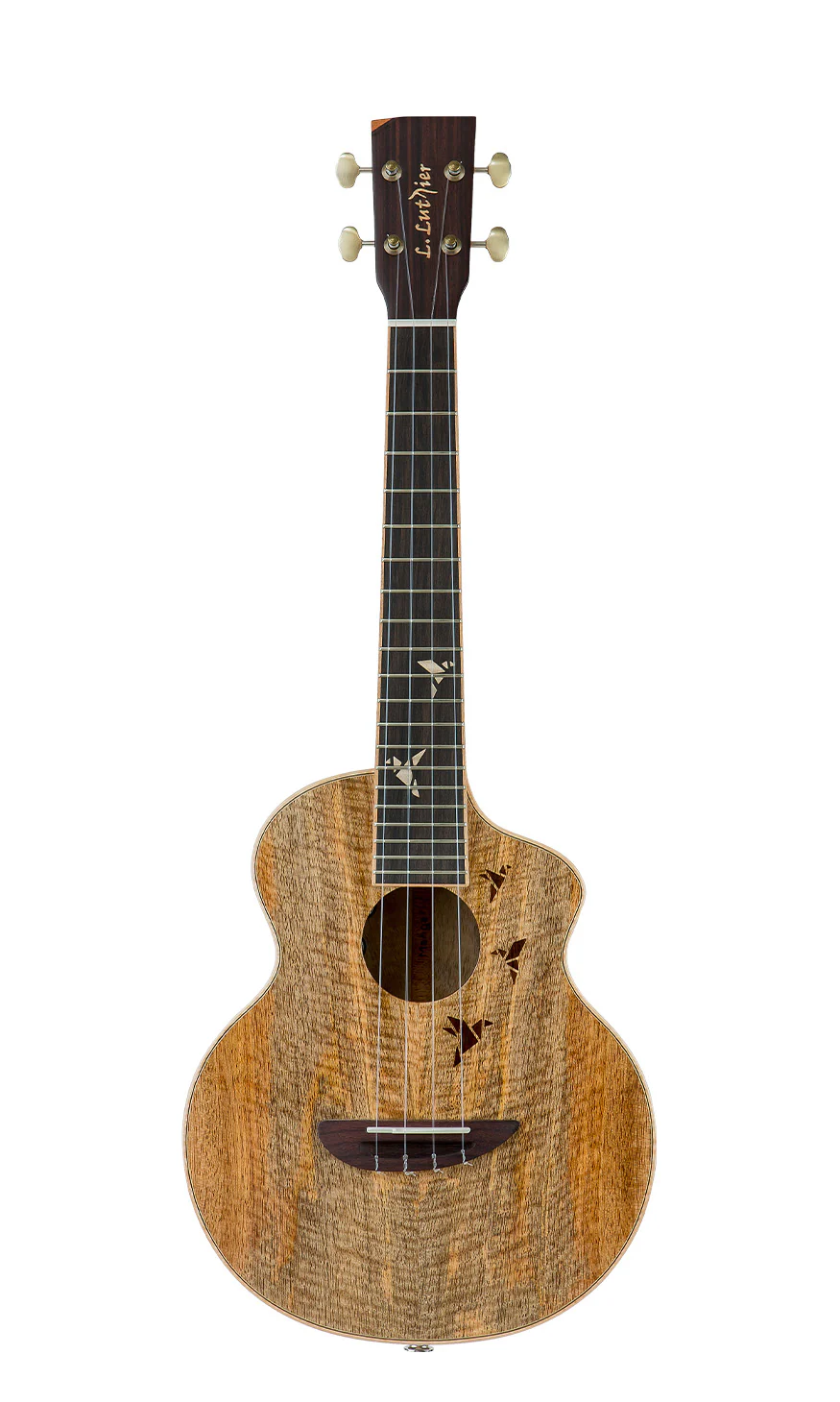 L.Luthier Manga Tenor Solid Mango Wood Ukulele - Image 4