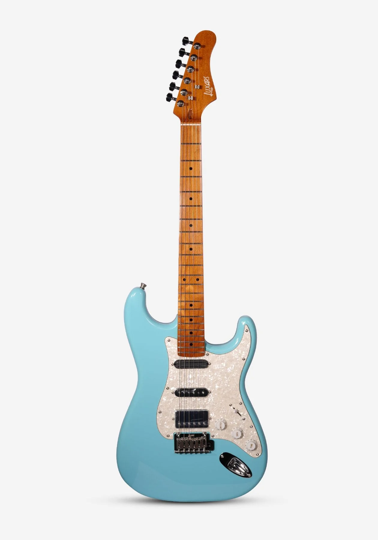 Luxars S-G20 DB Daphne Blue Electric Guitar - Image 2