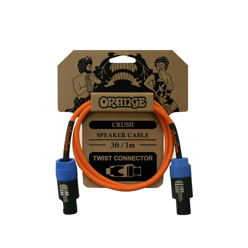 Orange Crush 3ft Speaker Cable Speakon Connector (CA039) - Image 2