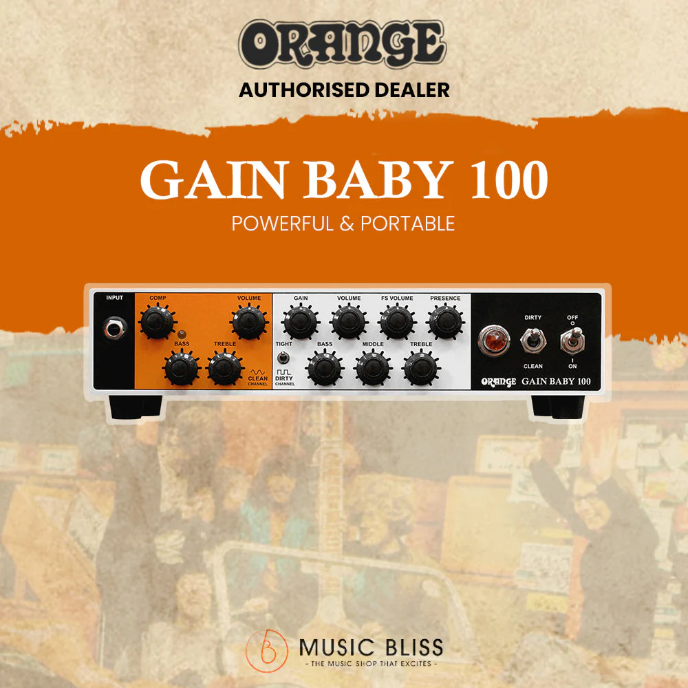 Orange Gain Baby 100-watt Amplifier Head - Image 3