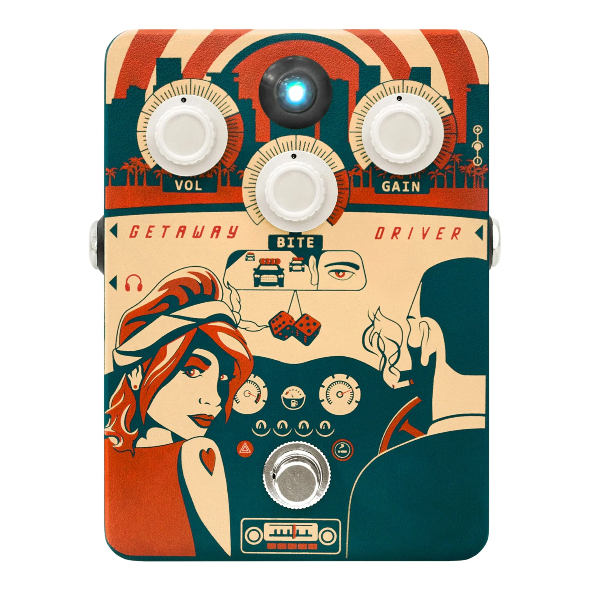 Orange Getaway Driver Overdrive Pedal - Image 2