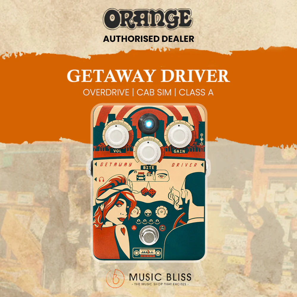 Orange Getaway Driver Overdrive Pedal - Image 3