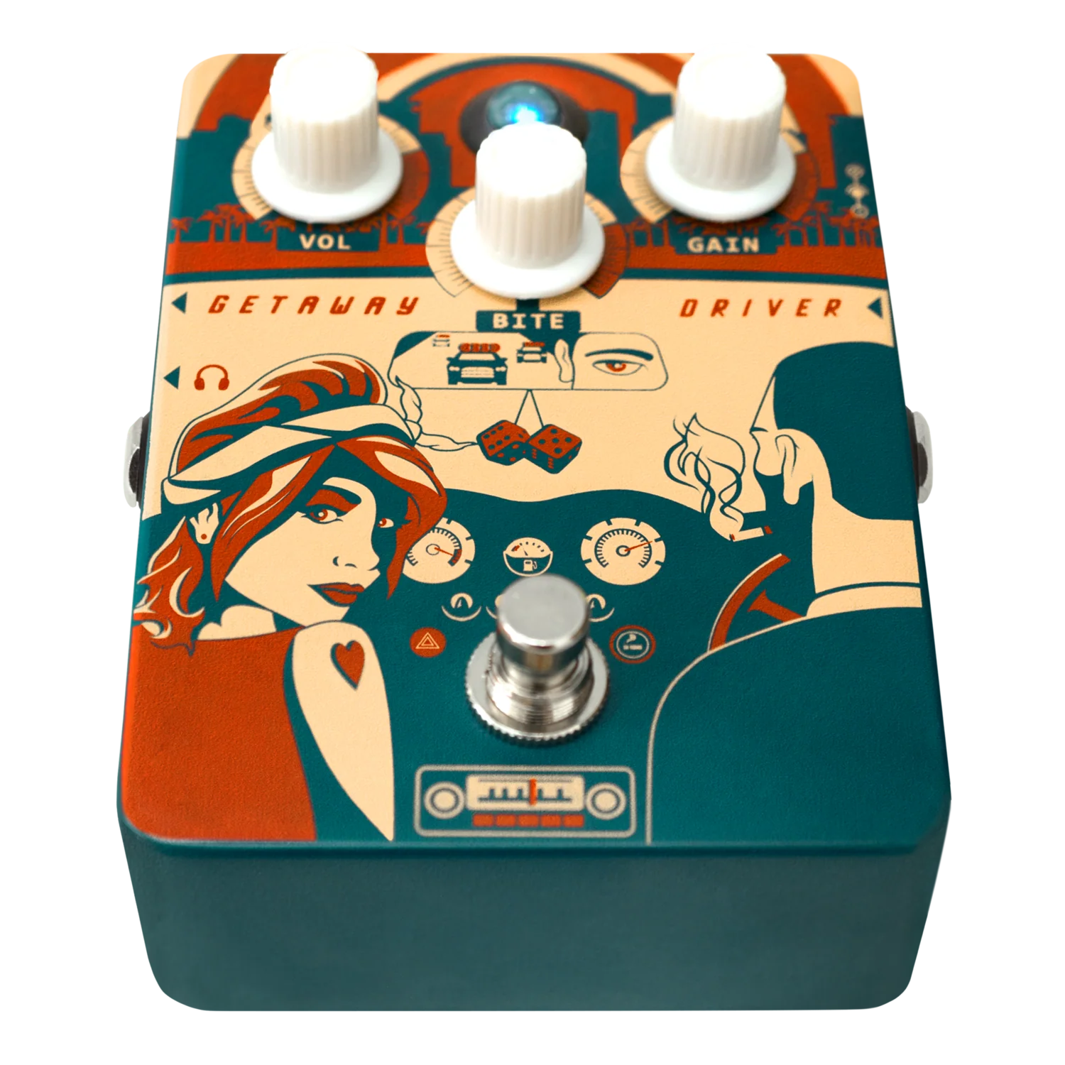Orange Getaway Driver Overdrive Pedal - Image 9