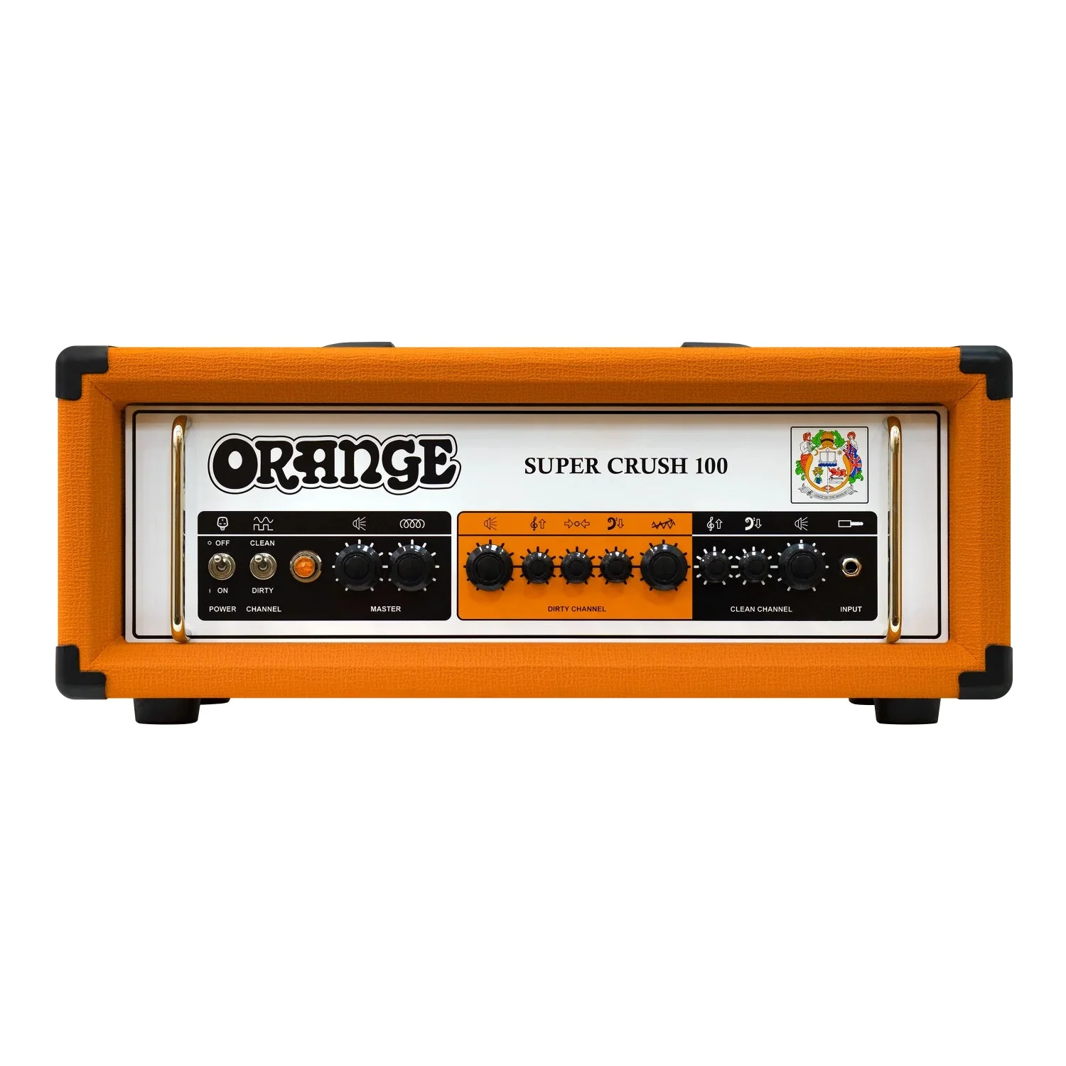 Orange Super Crush 100 - 100-watt Solid-state Head - Orange - Image 2