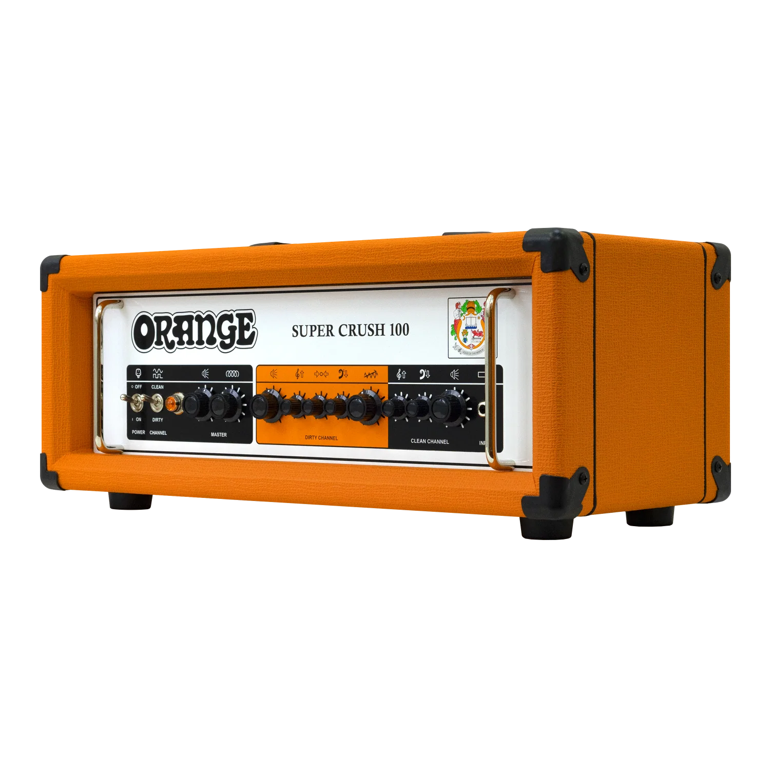 Orange Super Crush 100 - 100-watt Solid-state Head - Orange - Image 5