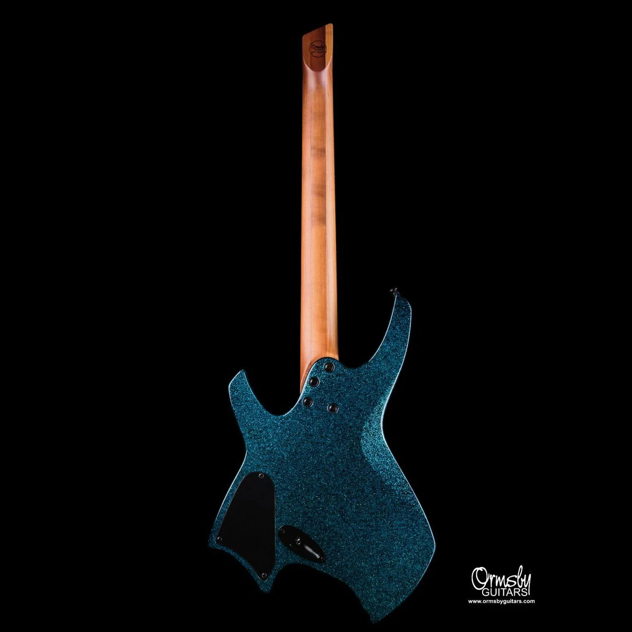 Ormsby Goliath GTR Blue Sparkle 6 string guitar - Image 3