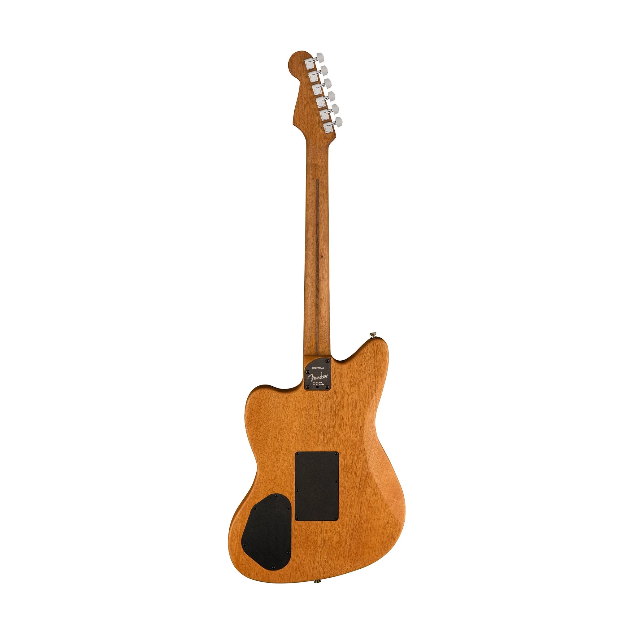 [PREORDER 2 WEEKS] Fender American Acoustasonic Jazzmaster Acoustic-Electric Guitar w/Bag, Ebony FB, Natural - Image 2