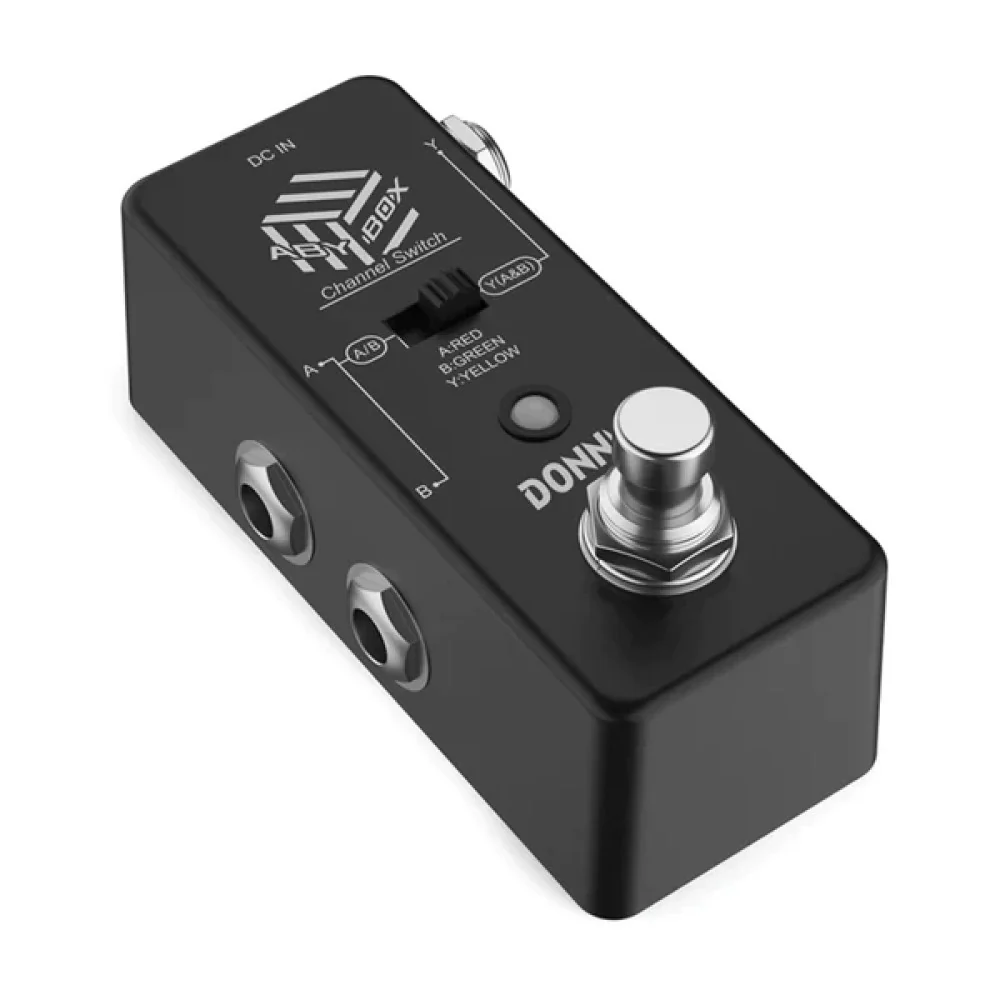 Donner EC1162 ABY Box Line Selector AB Switch Mini Guitar Effect Pedal True Bypass - Image 4