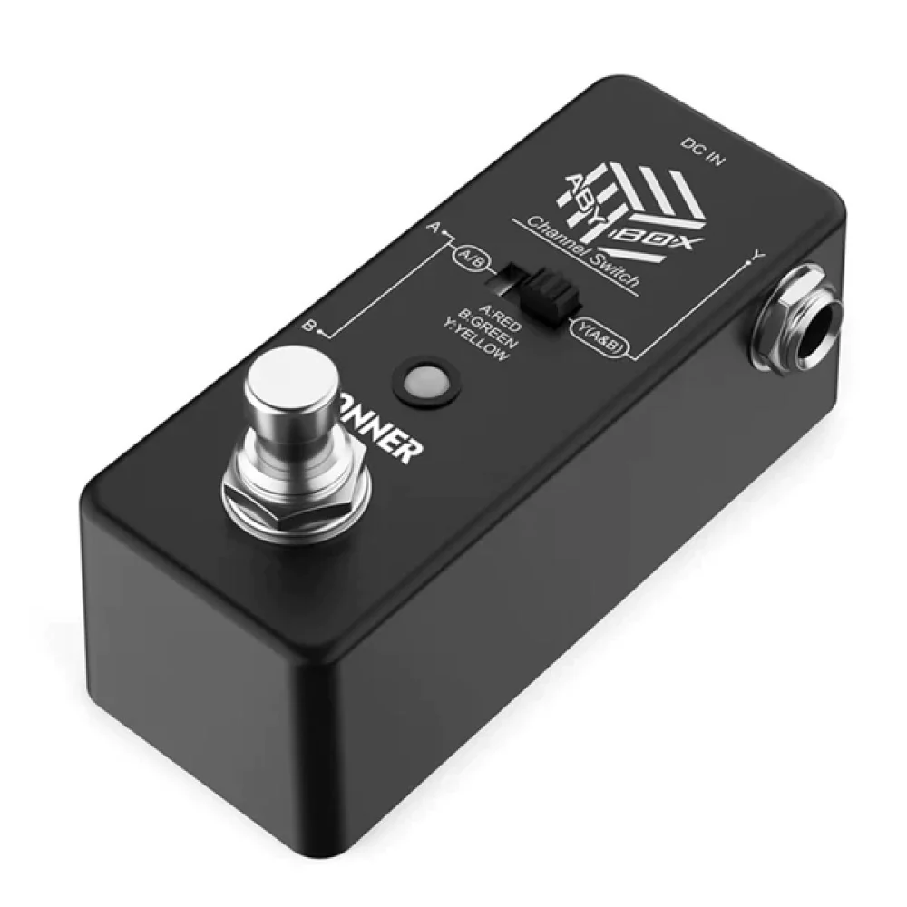 Donner EC1162 ABY Box Line Selector AB Switch Mini Guitar Effect Pedal True Bypass - Image 5