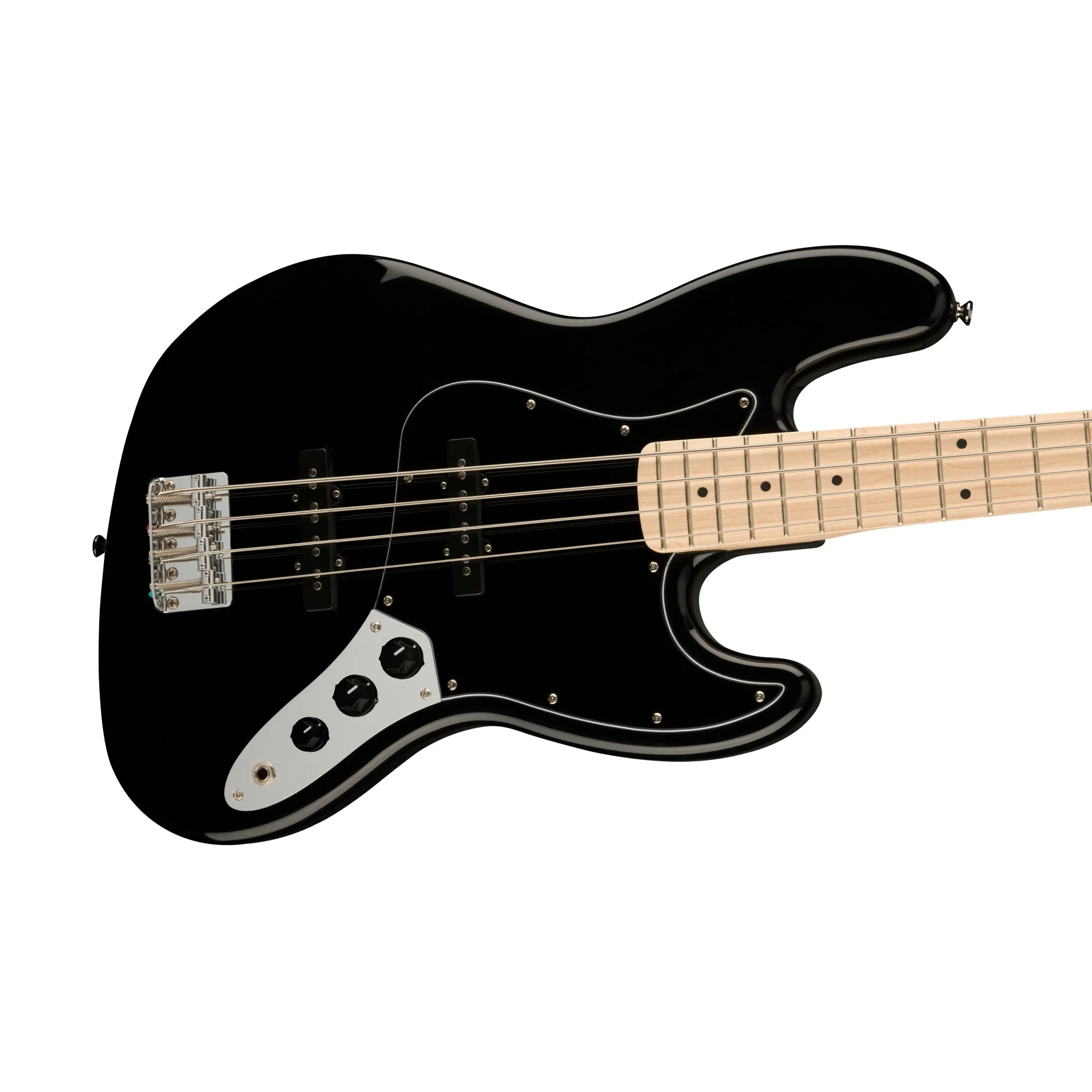 [PREORDER] Squier Affinity Series Jazz Bass Guitar, Maple FB, Black - Image 5