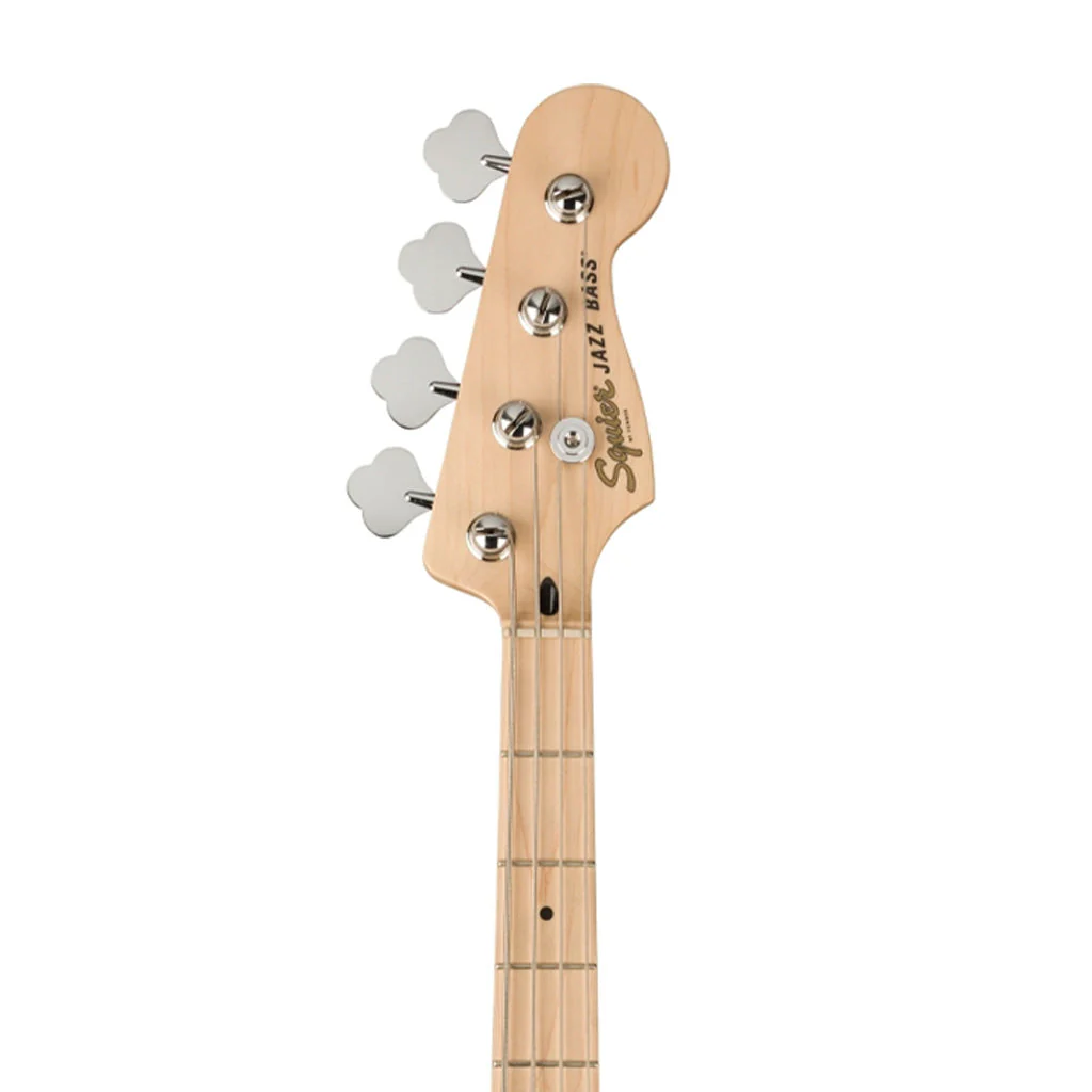 [PREORDER] Squier Affinity Series Jazz Bass Guitar, Maple FB, Black - Image 6