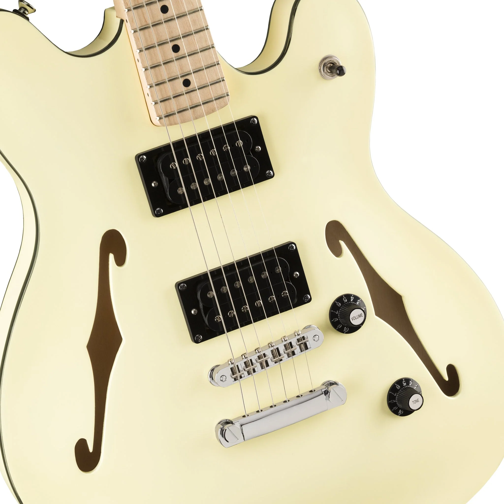 [PREORDER] Squier Affinity Series Starcaster Electric Guitar, Maple FB, Olympic White - Image 4