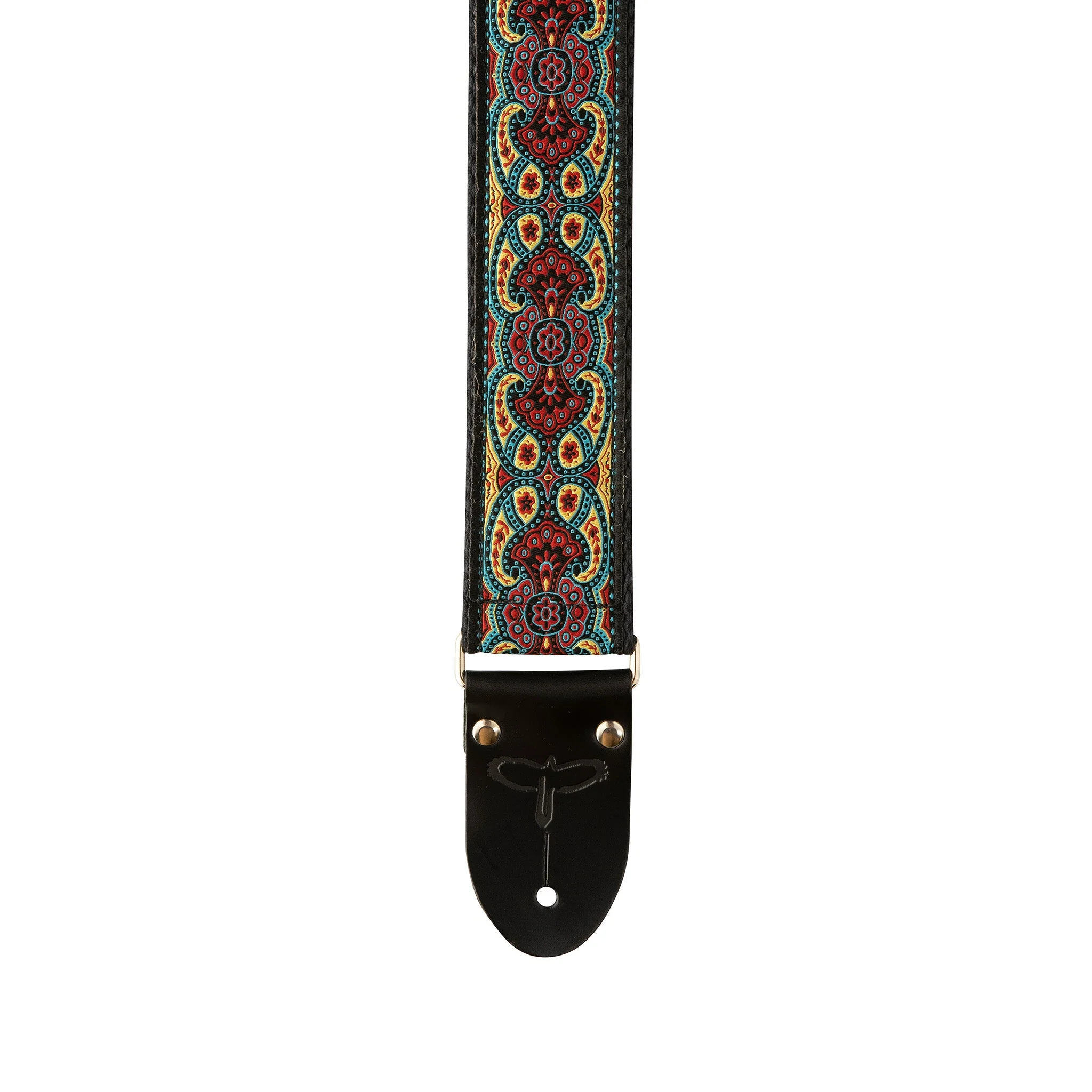 PRS 2 Inch Deluxe Retro Guitar Strap, Black/Red - Image 2