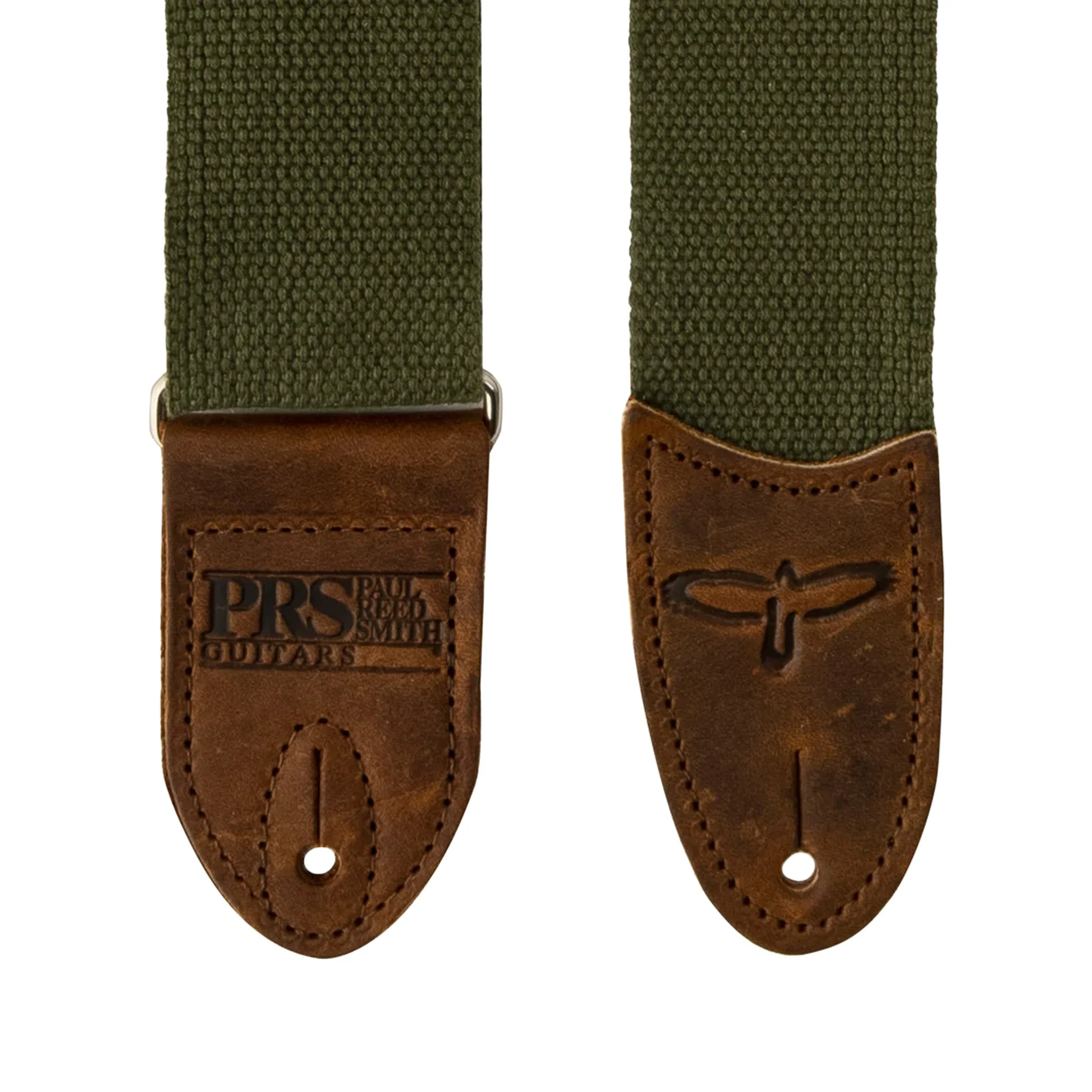 PRS Deluxe 2inch Cotton Guitar Strap, Green - Image 2