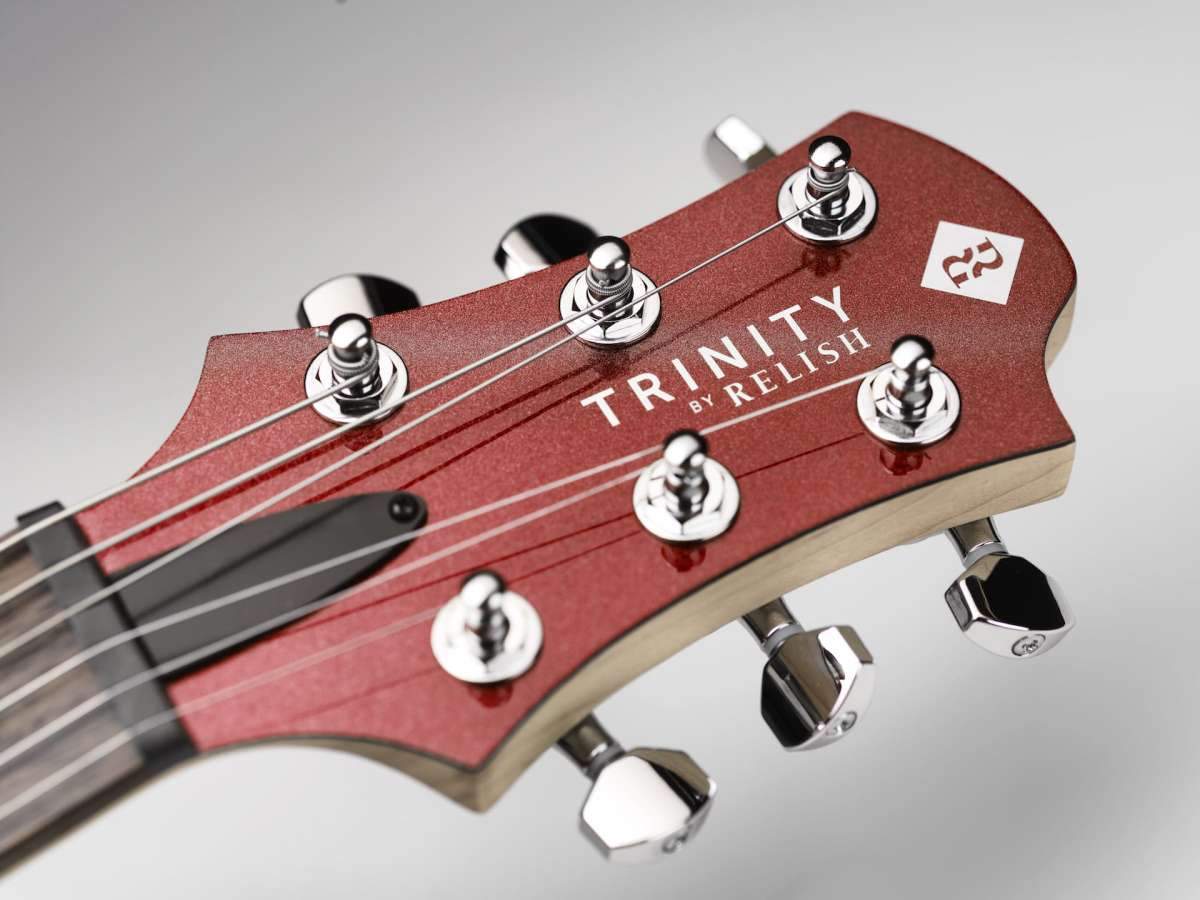 Relish Trinity Metallic Red Electric Guitar - Image 5