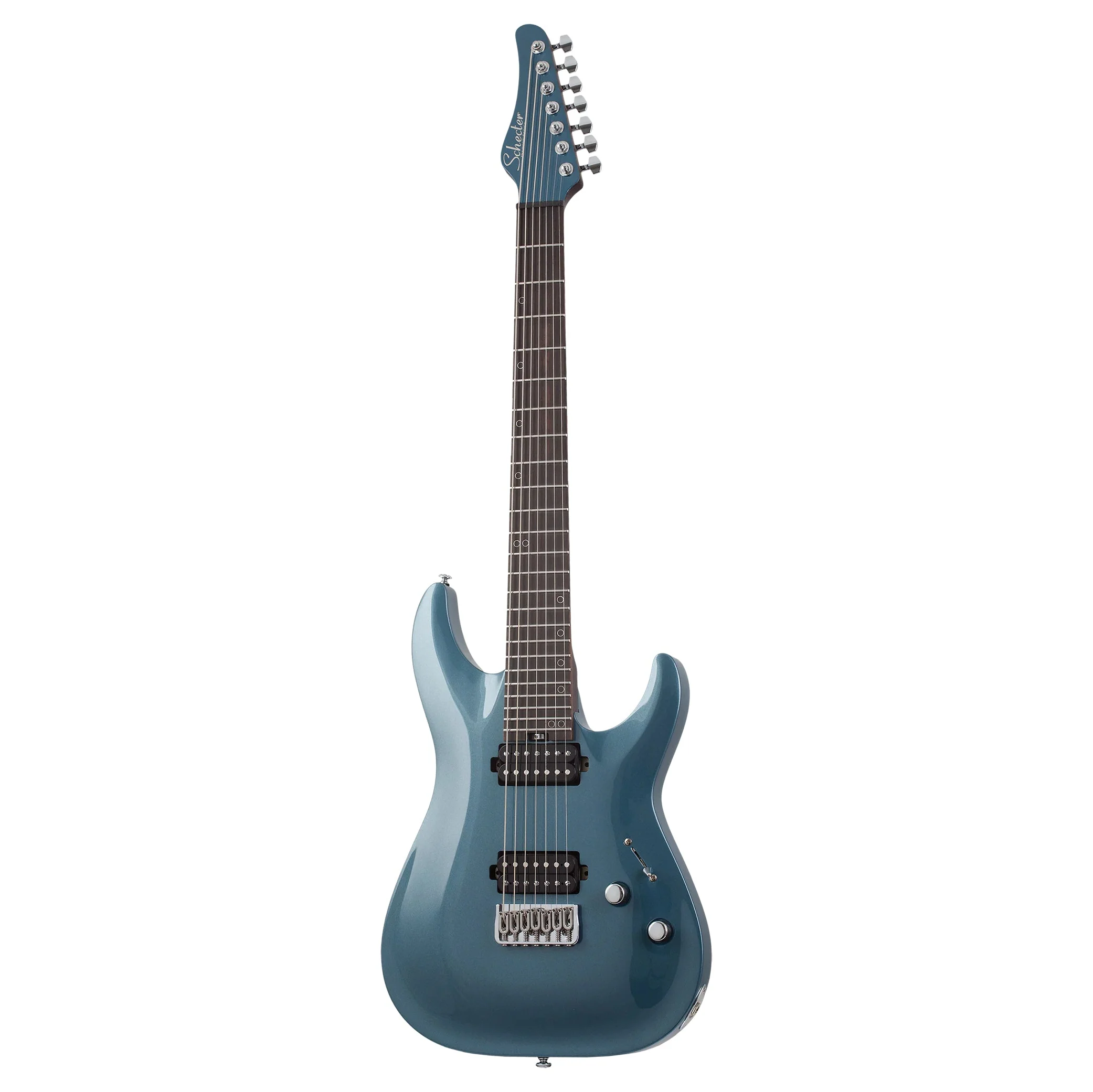 Schecter Aaron Marshall AM-7 7-string Electric Guitar - Cobalt Slate - Image 2