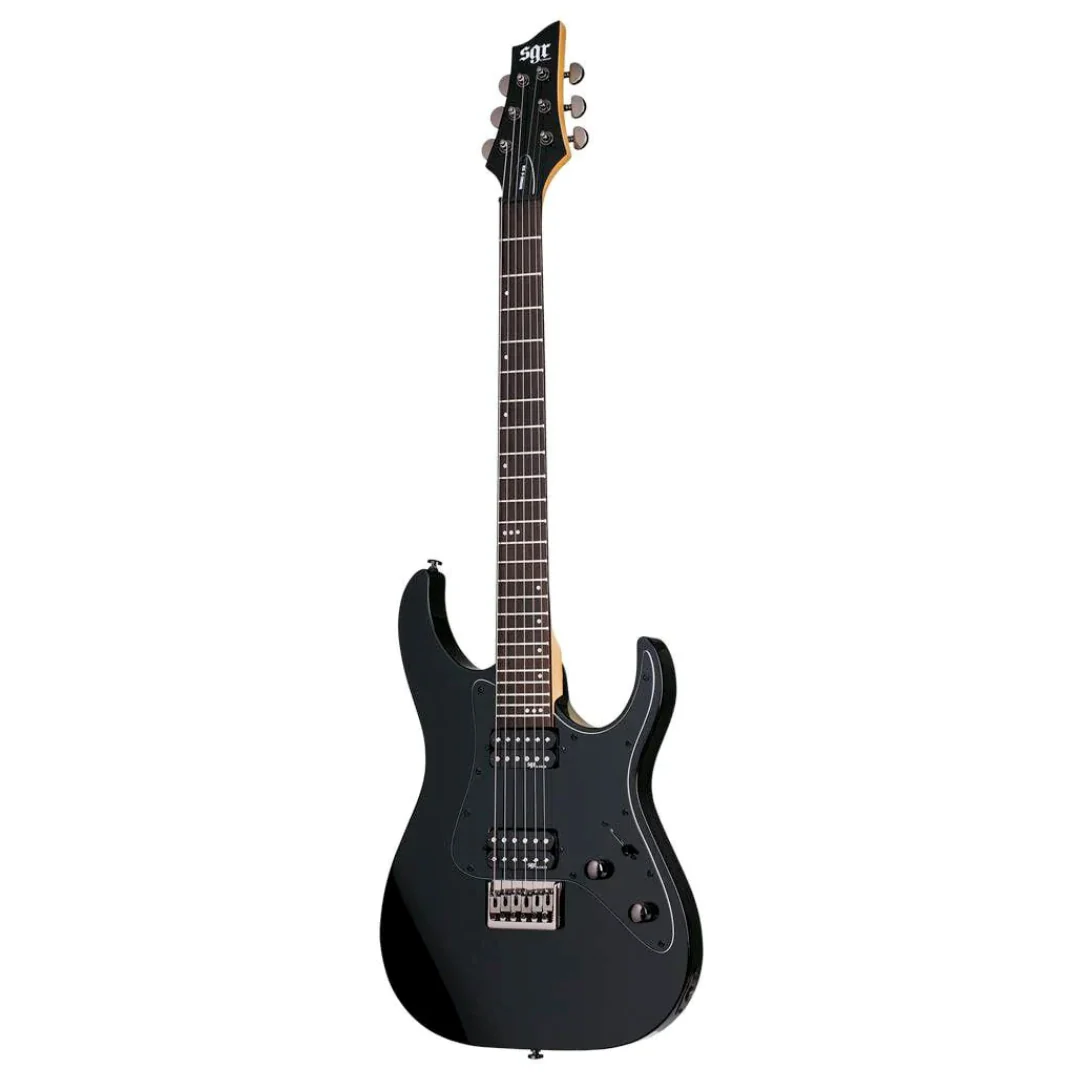 Schecter Banshee-6 SGR Electric Guitar - Satin Black - Image 2