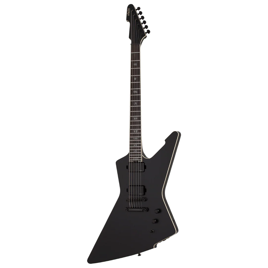 Schecter E-1 SLS Evil Twin - Satin Black [MIK] - Image 2
