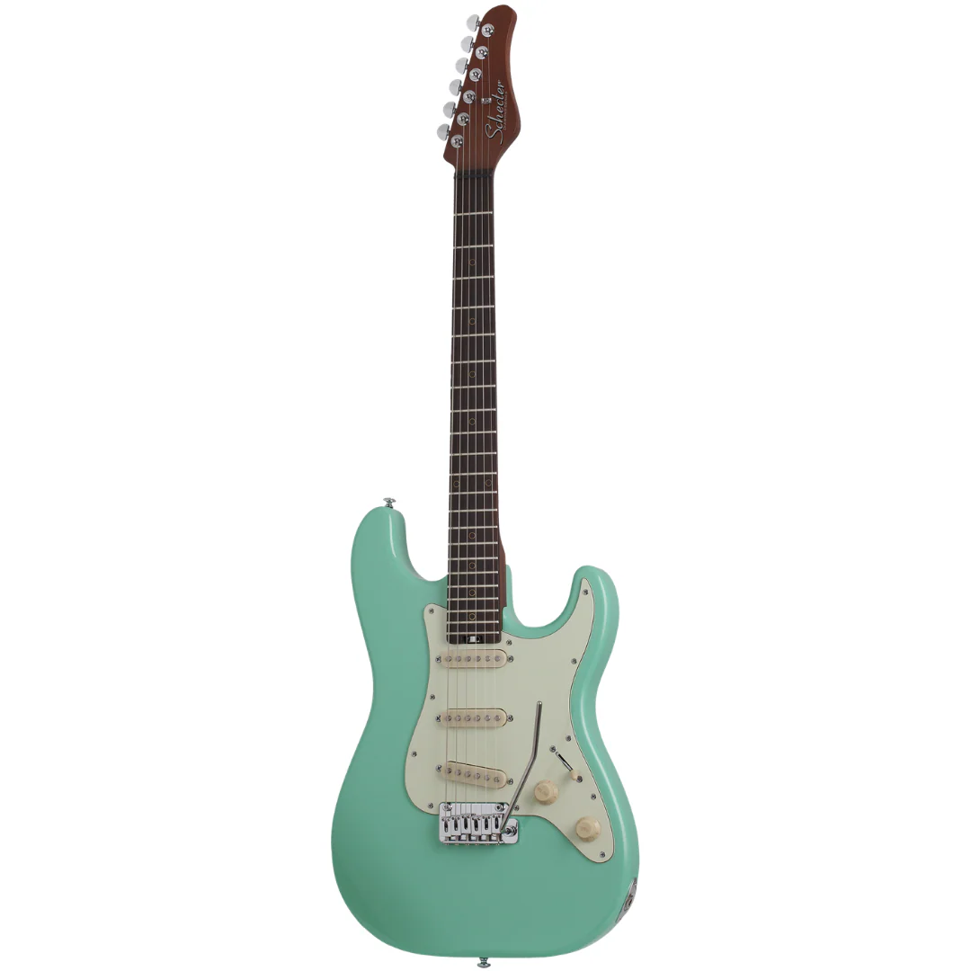 Schecter NICK JOHNSTON TRAD-HSS Atomic Green Electric Guitar - Image 3