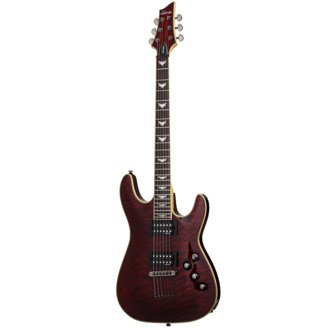 Schecter OMEN EXTREME-6 BCH Black Cherry Electric Guitar - Image 2