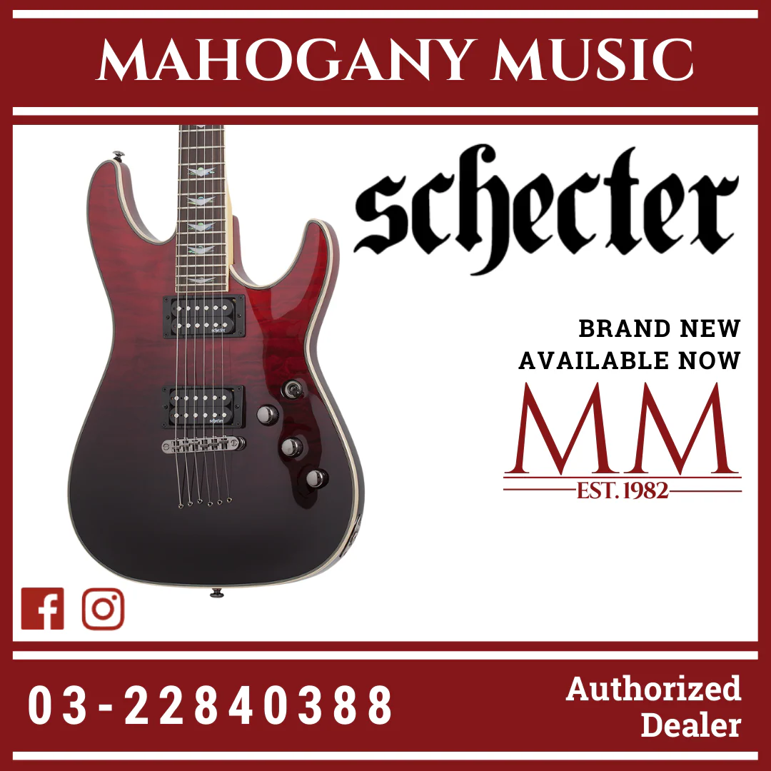 Schecter Omen Extreme-6 Electric Guitar - Blood Red