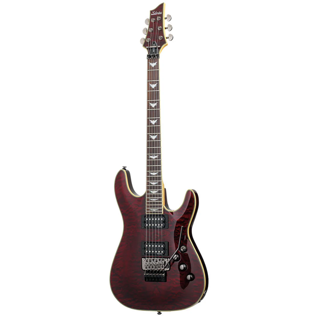 Schecter OMEN EXTREME-6 FR BCH	Black Cherry Electric Guitar - Image 2