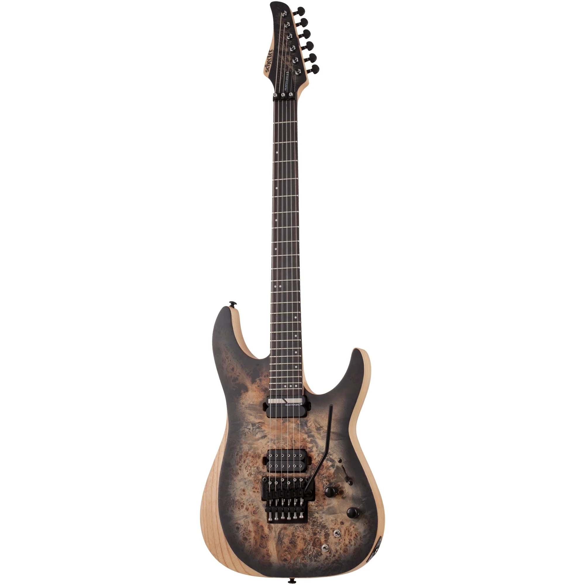 Schecter Reaper-6 FR-S - Satin Charcoal Burst [MII] - Image 2