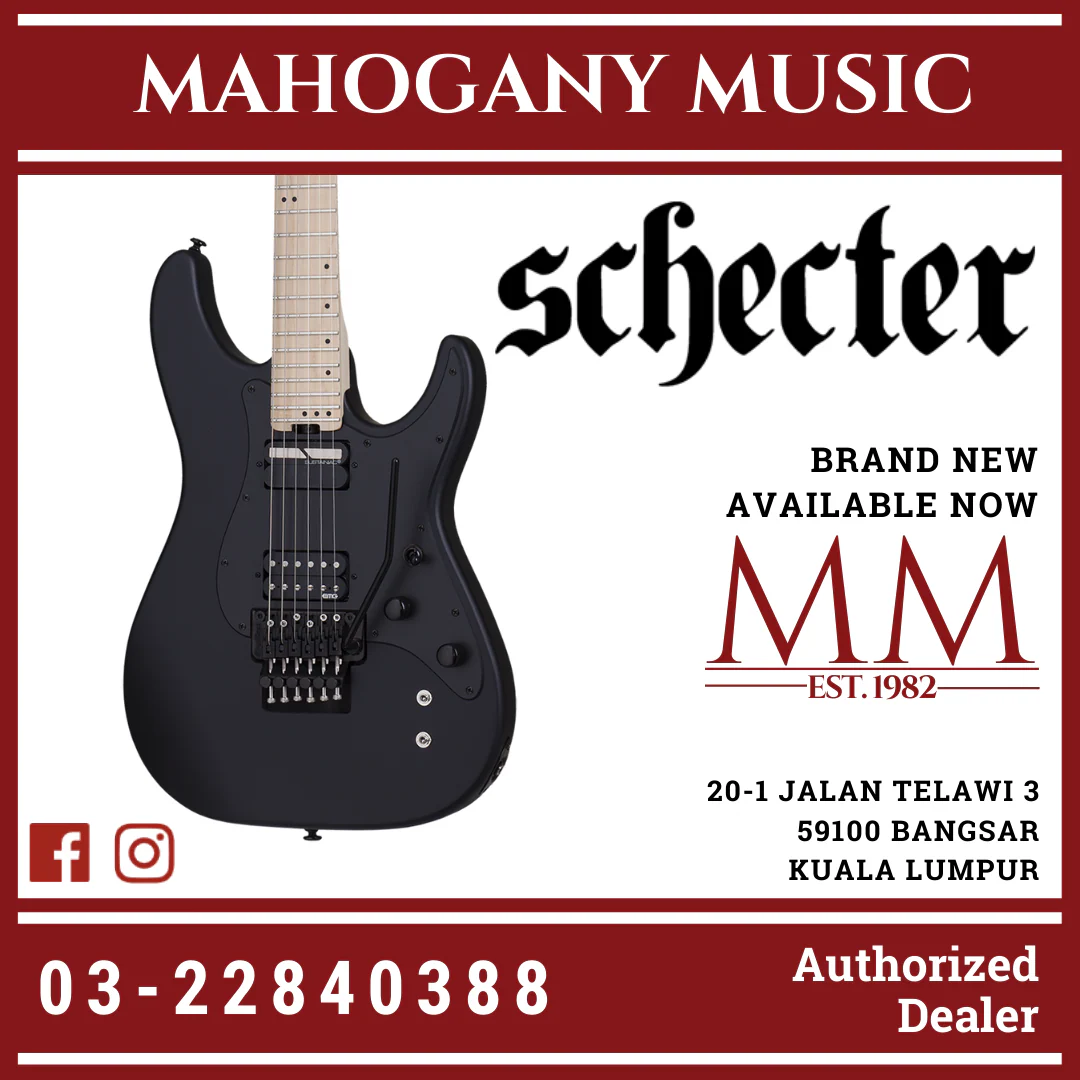 Schecter Sun Valley Super Shredder FR S - Satin Black [MII]