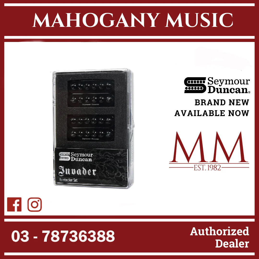 Seymour Duncan SH8NB Invader Set, Black