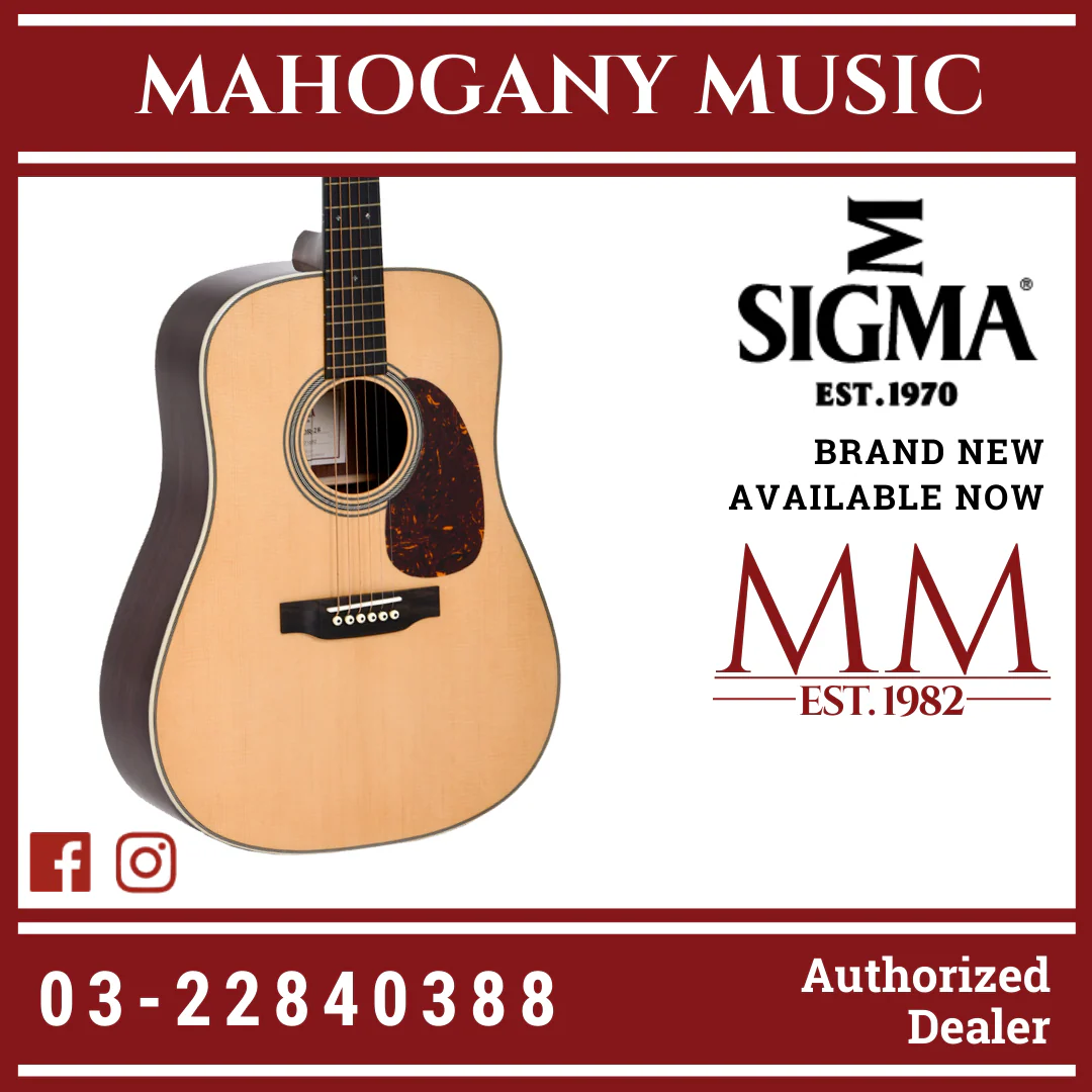 Sigma SDR-28 Natural Acoustic Guitar