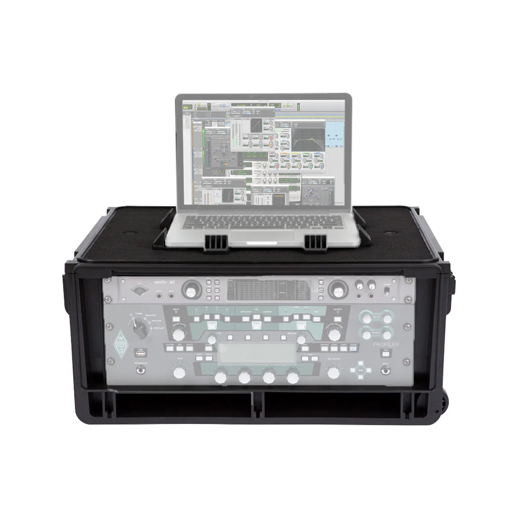 SKB 1SKB-ISF4U Injection Molded 4U Studio Flyer Rack Case - Image 2
