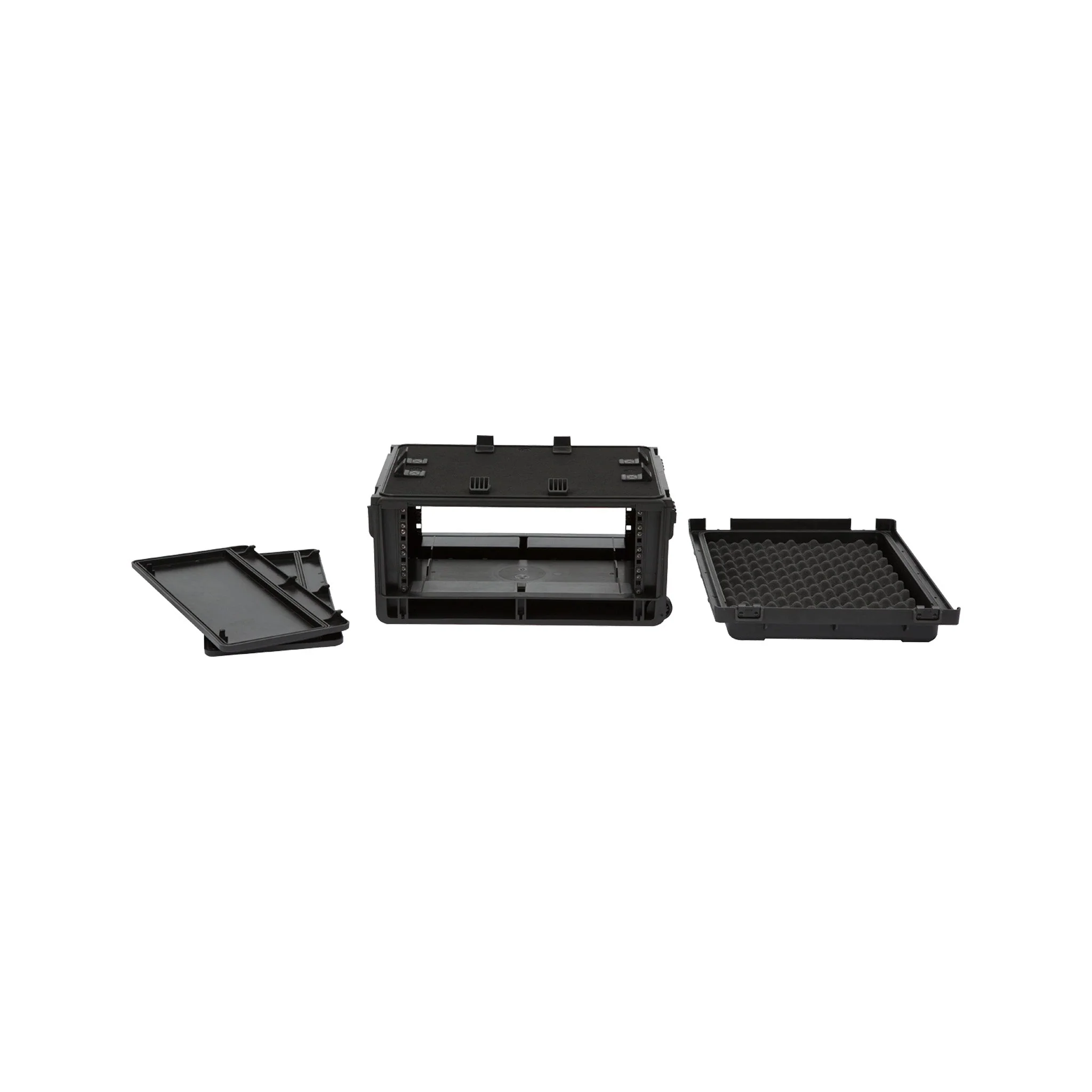 SKB 1SKB-ISF4U Injection Molded 4U Studio Flyer Rack Case - Image 6
