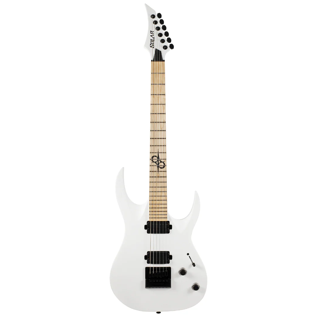 Solar A1.6W White Matte Electric Guitar - Image 2