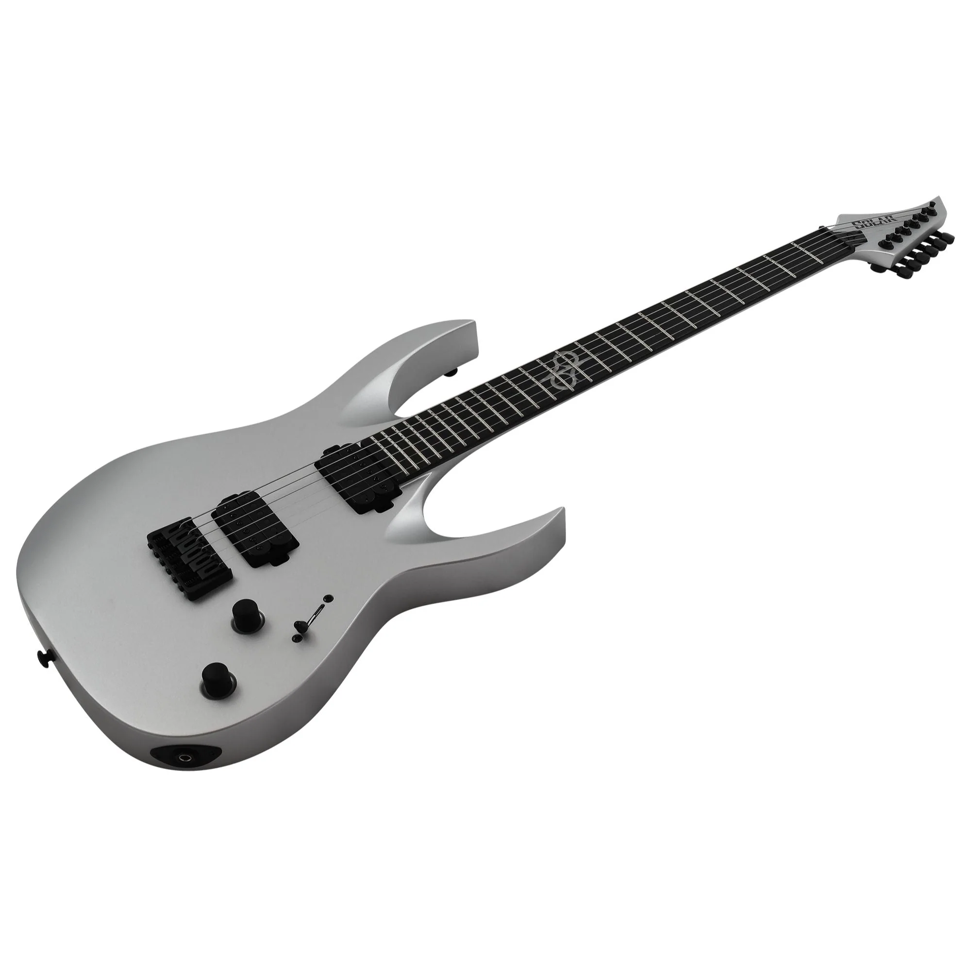 Solar A2.6S Antique Silver Matte Electric Guitar - Image 3