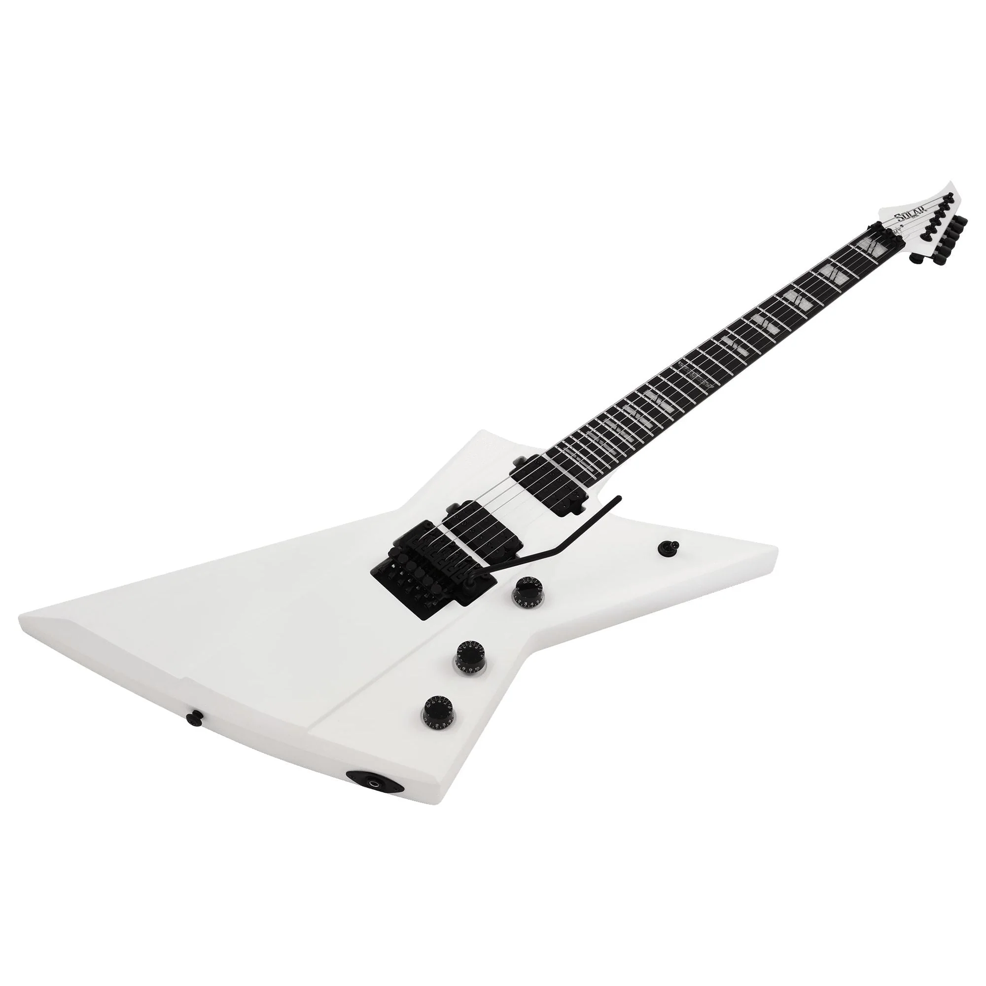 Solar E1.6Priestess White Matte Electric Guitar - Image 3