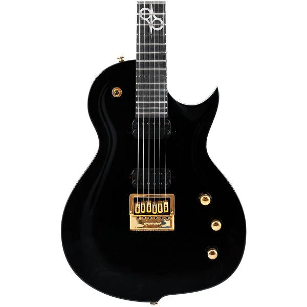 Solar GC1.6B Black Gloss Electric Guitar - Image 2