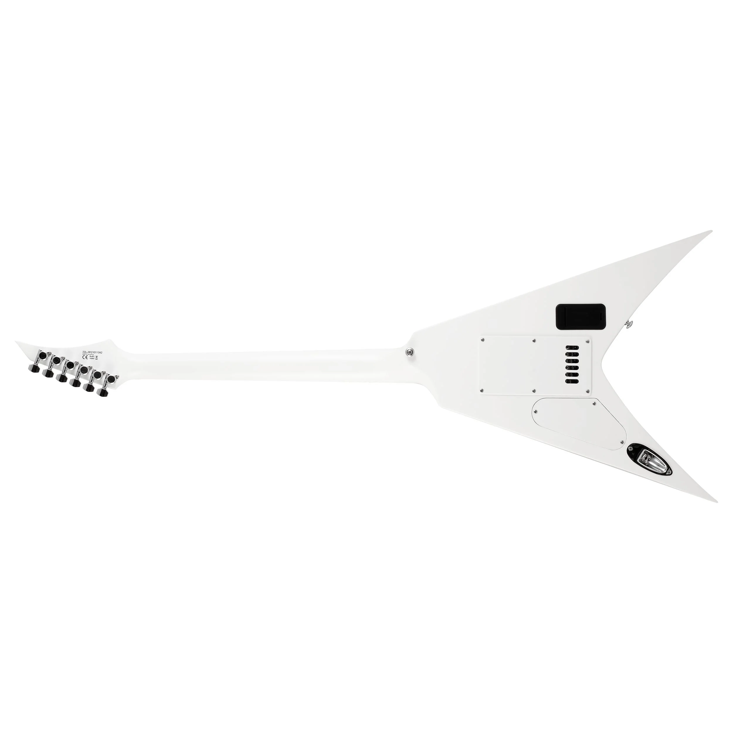 Solar V1.6Vinter Pearl White Matte Electric Guitar - Image 4