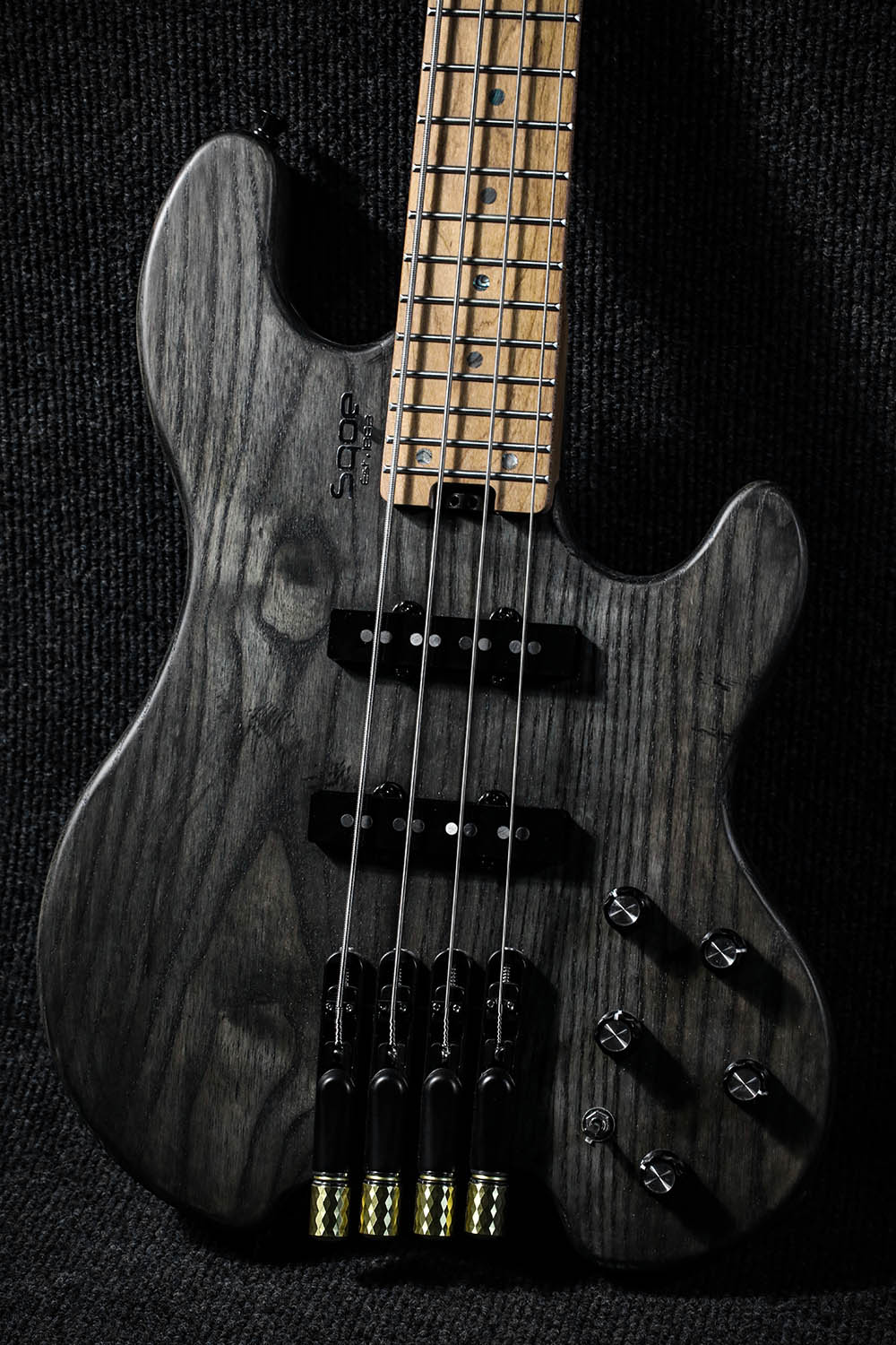 SQOE SEBS990 Active & Passive Headless Short Scale Bass Black - Image 4