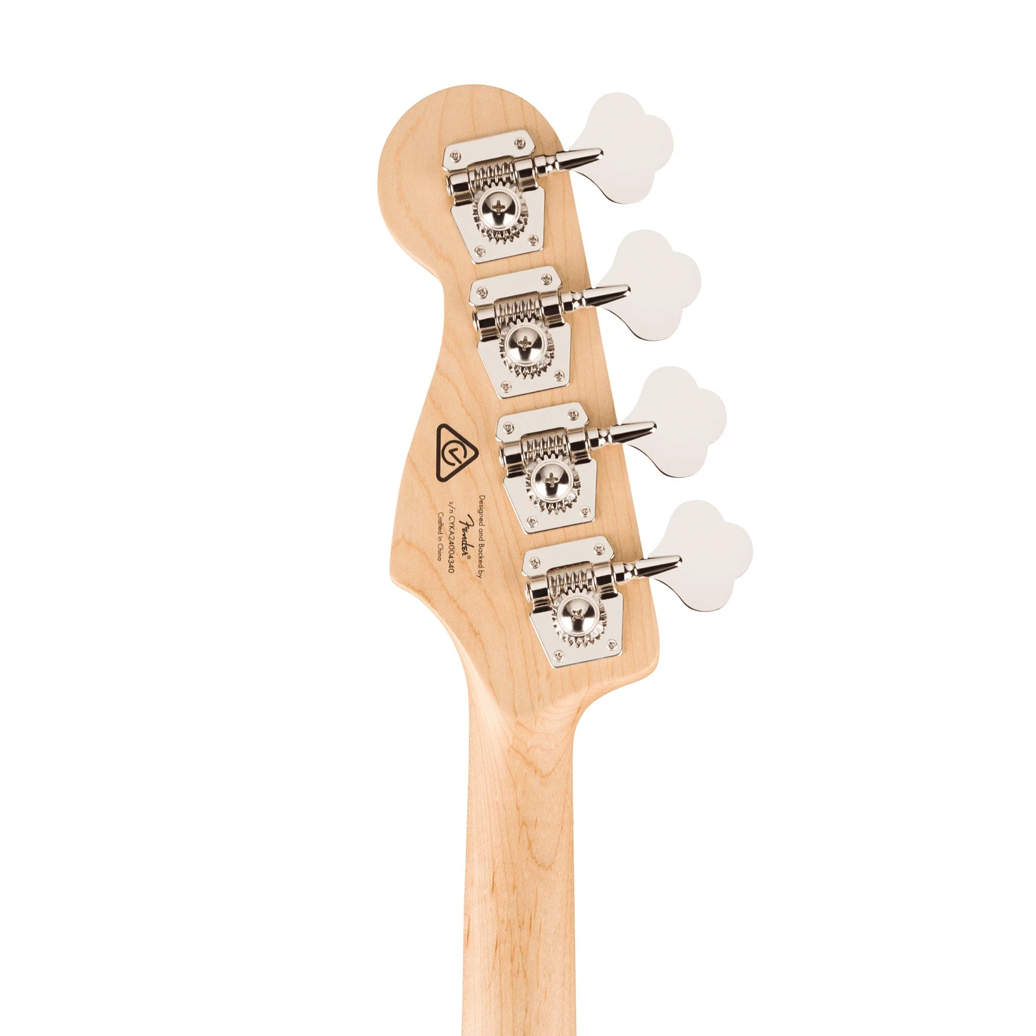 [PREORDER] Squier Affinity Series Active Jazz Bass Guitar, Maple FB, Olympic White - Image 7