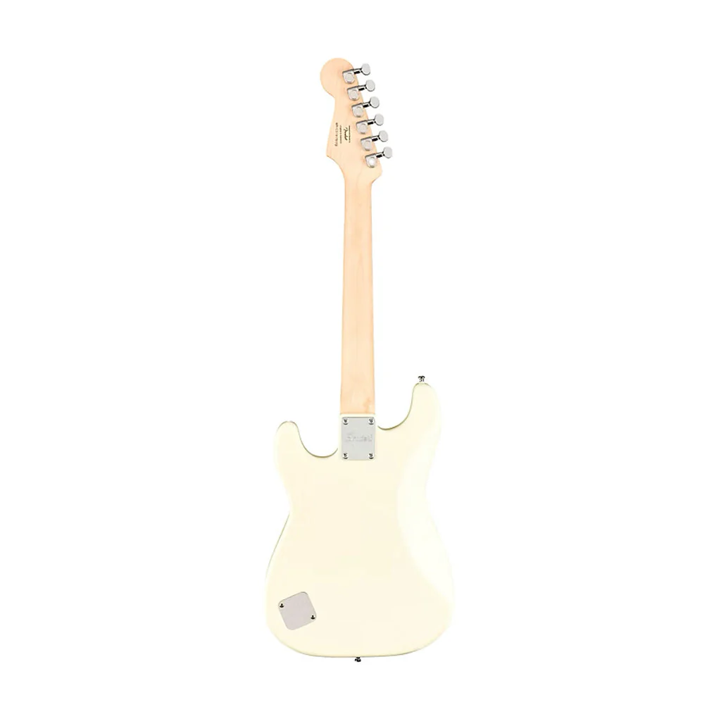 [PREORDER] Squier FSR Mini Stratocaster Electric Guitar, Maple FB, Olympic White - Image 2