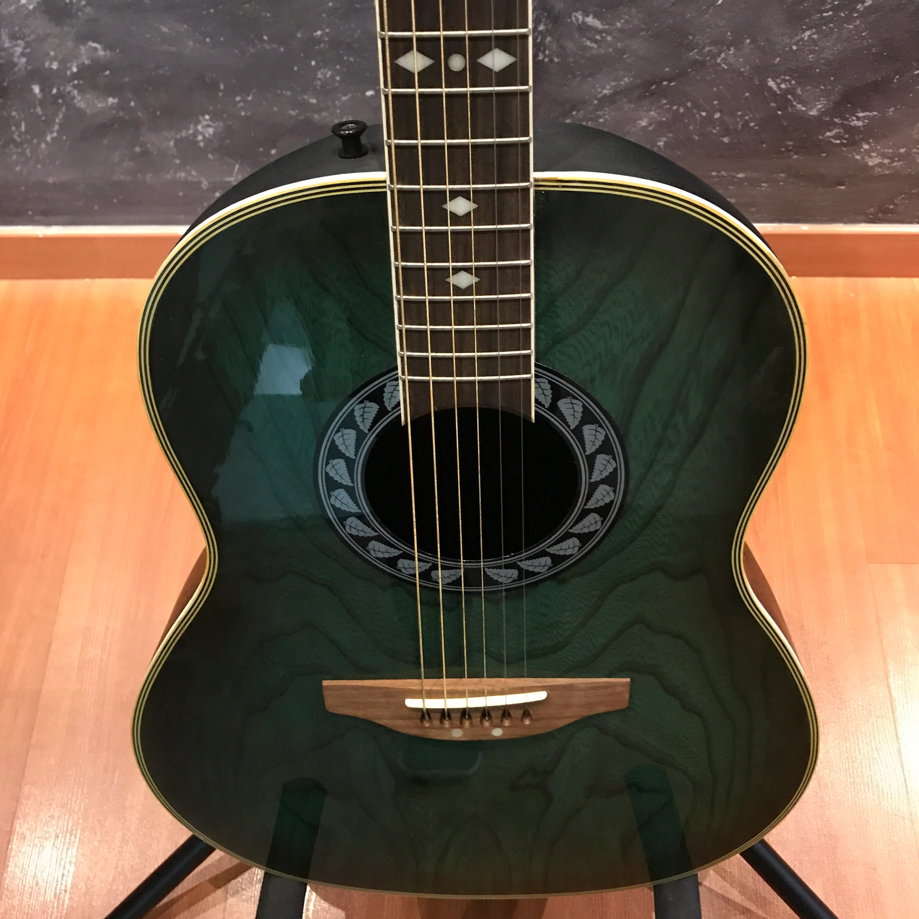 Stony HRB50 Green Acoustic Guitar - Image 3