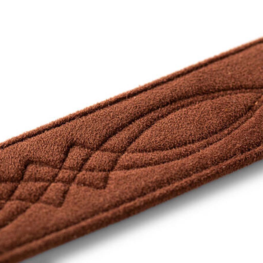 Taylor 2" Vegan Leather Guitar Strap, Medium Brown - Image 6
