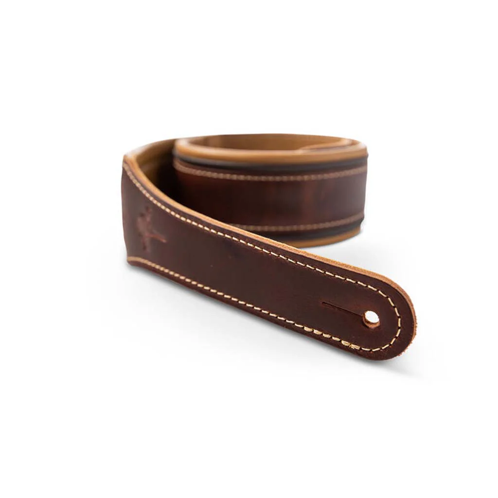 Taylor 2.5" Ascension Leather Guitar Strap, Cordovan - Image 2