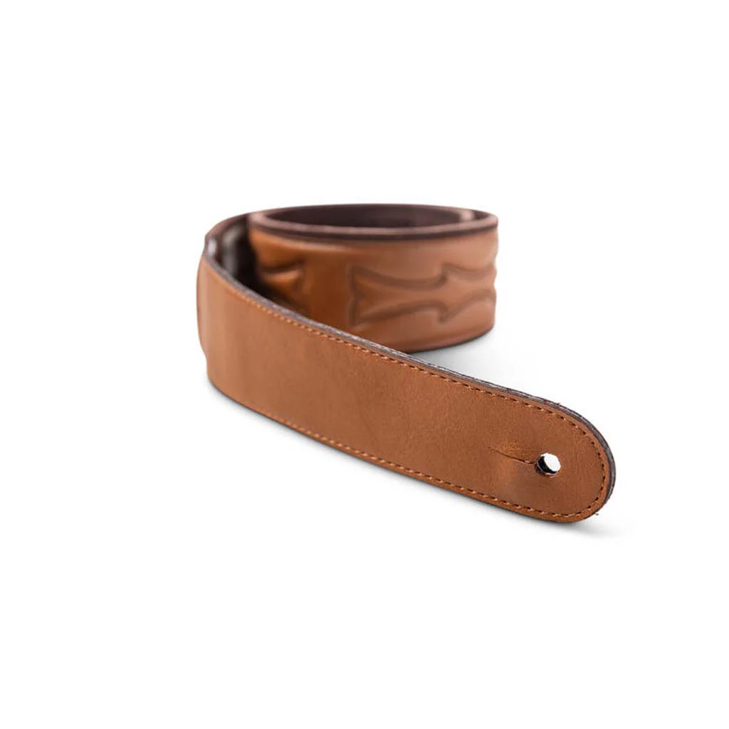 Taylor 2.75" Vegan Leather Guitar Strap, Tan - Image 2