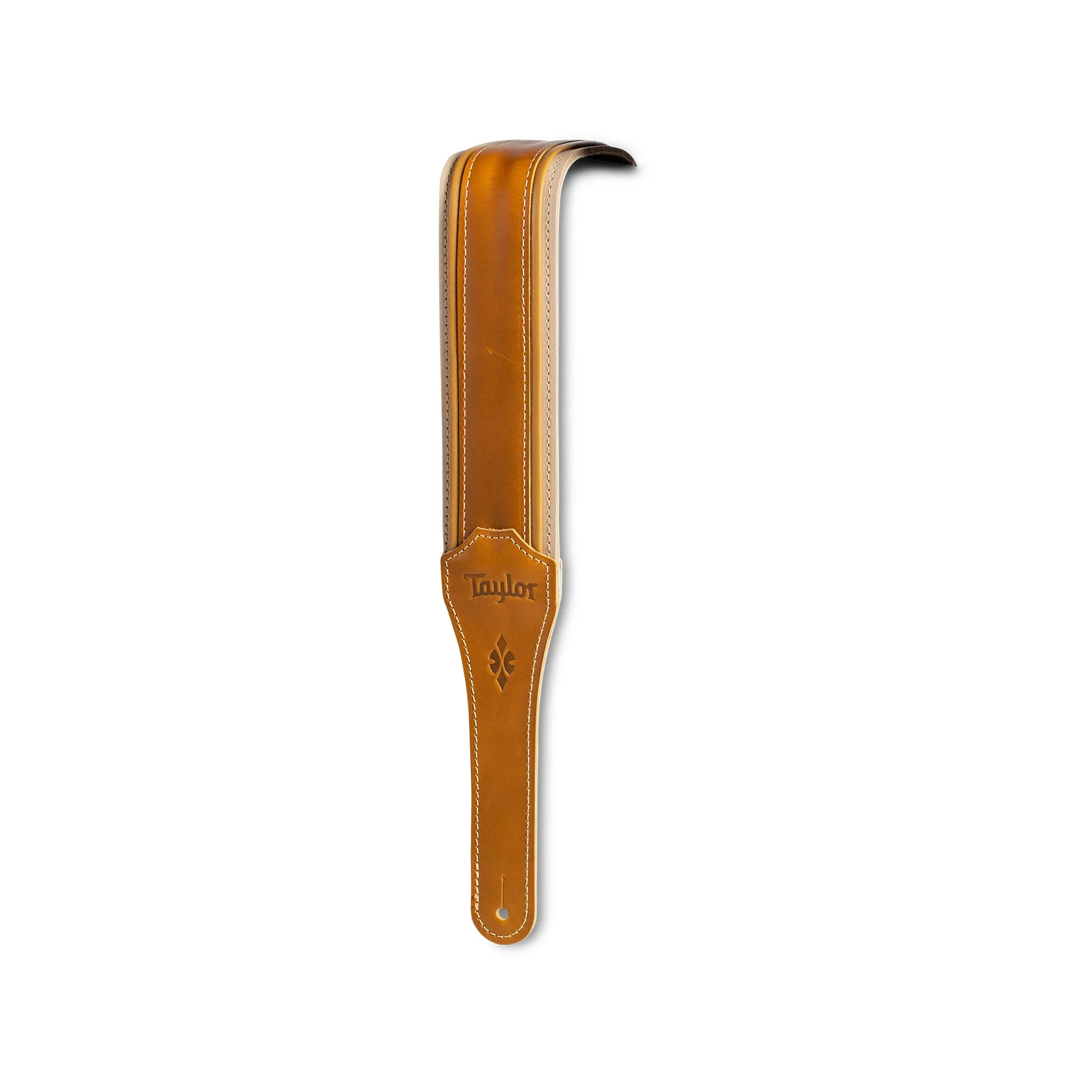 Taylor Reflections 2.5 Leather Guitar Strap, Palomino - Image 2