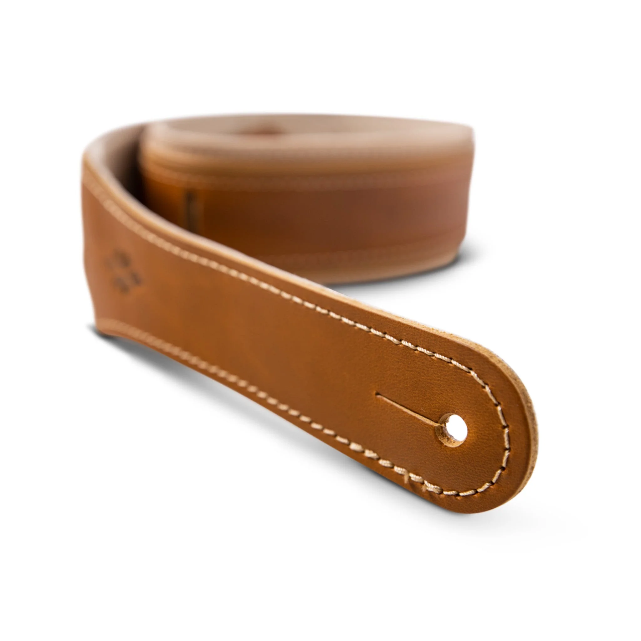 Taylor Reflections 2.5 Leather Guitar Strap, Palomino - Image 3