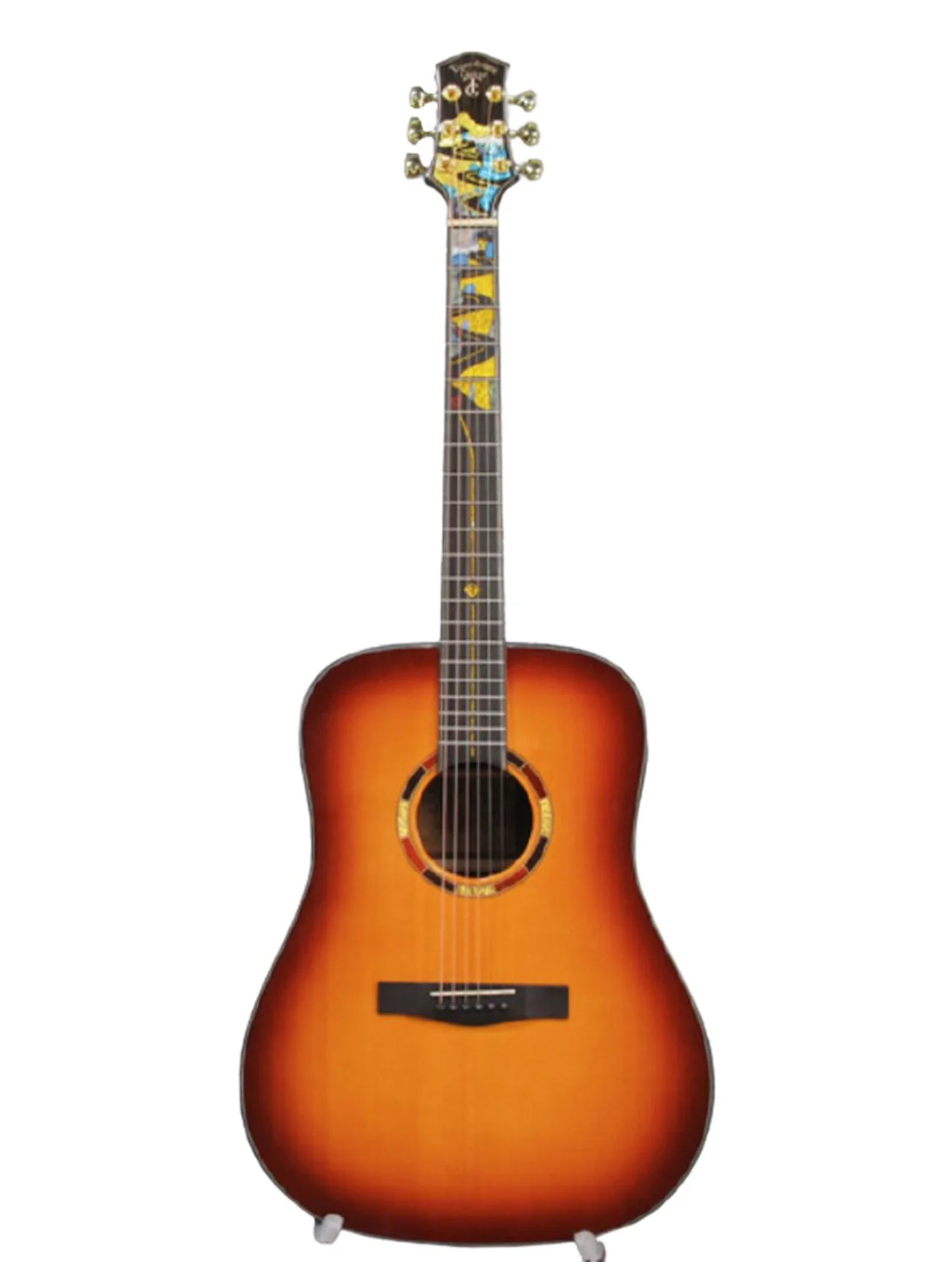 Tiger-Rogen – Mountain Road – Dreadnought-VS (Vintage Sunset)  [Solid Top] - Image 2