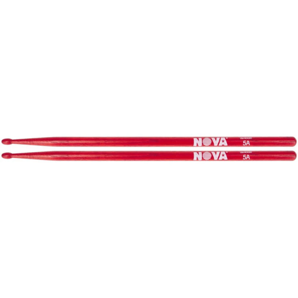 Vic Firth N5AR Nova Drumsticks 5A, Red - Image 2