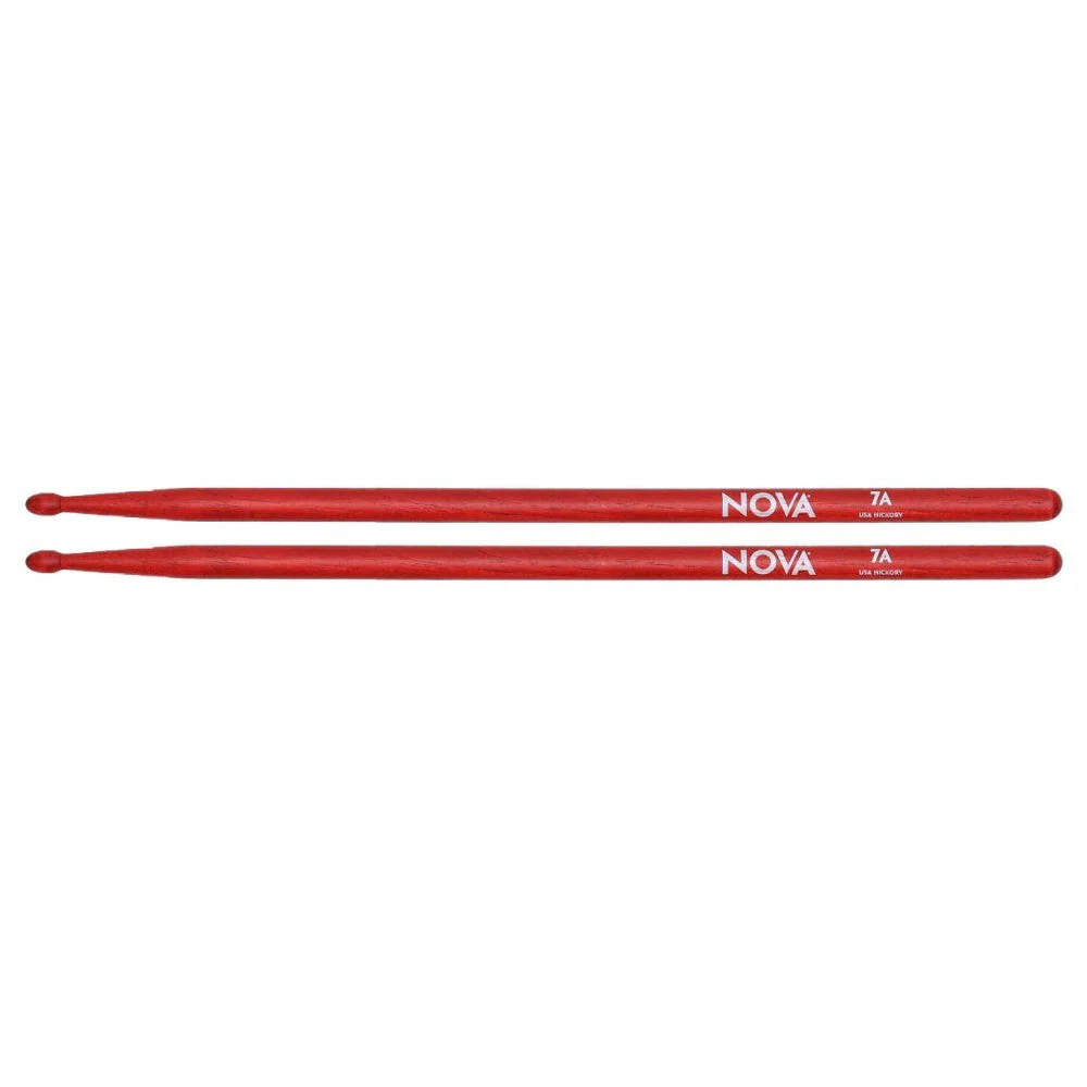Vic Firth N7AR Nova Drumsticks 7A, Red - Image 2