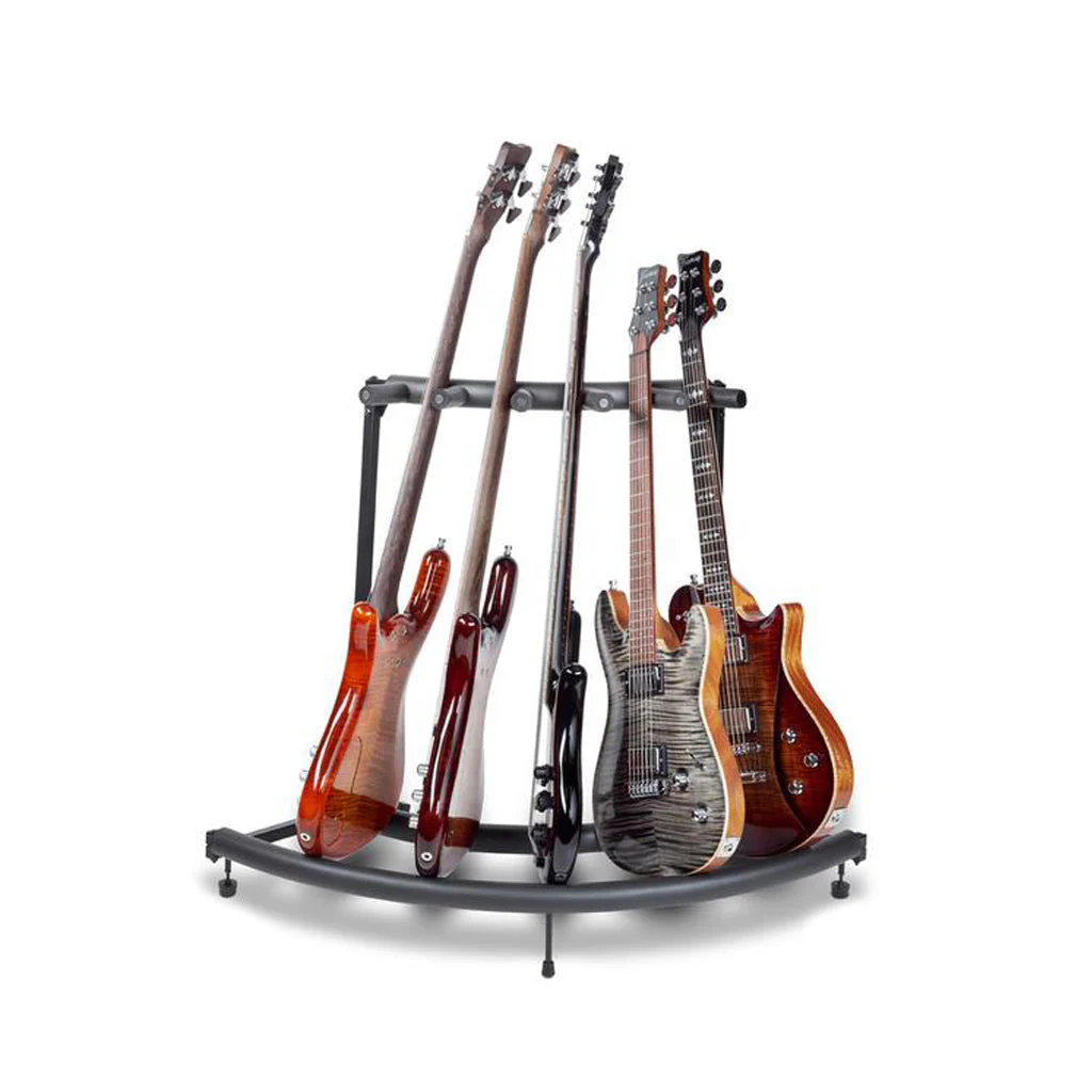 Warwick RS20885 B/1 FP Multiple 5 Flat Pack Corner Guitar Stand, Black - Image 4